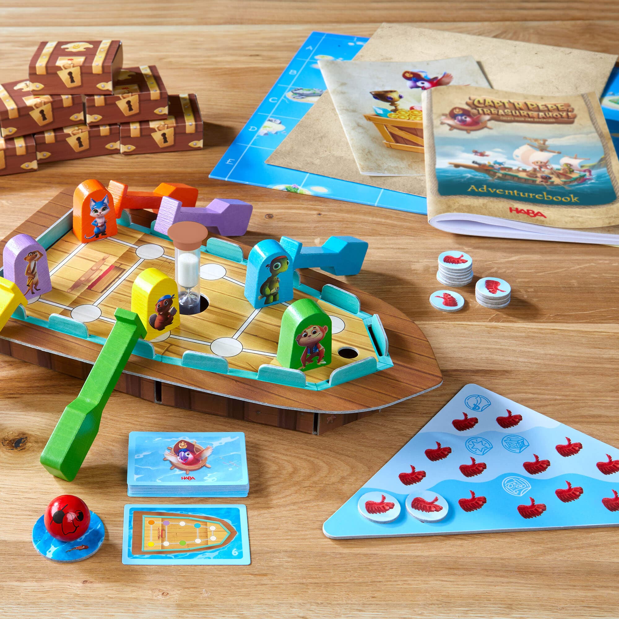 Capt'n Pepe Treasure Ahoy Cooperative Legacy Game for 2-5 Players