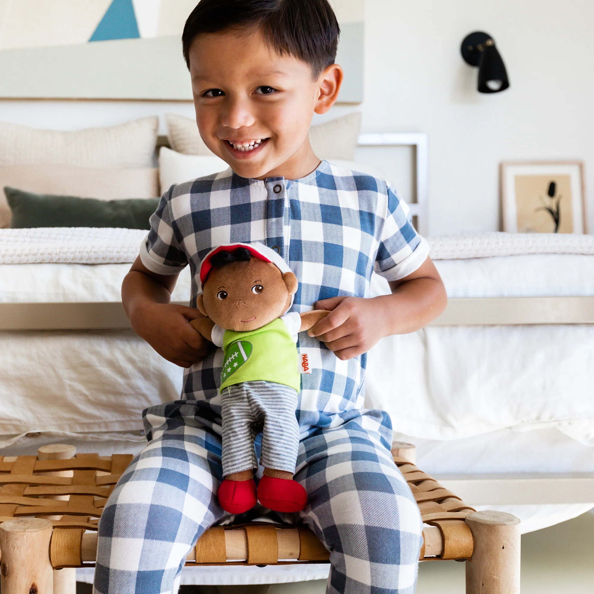 Snug Up Soft Doll Mason, 11.5-Inch Cotton Plush for Newborns