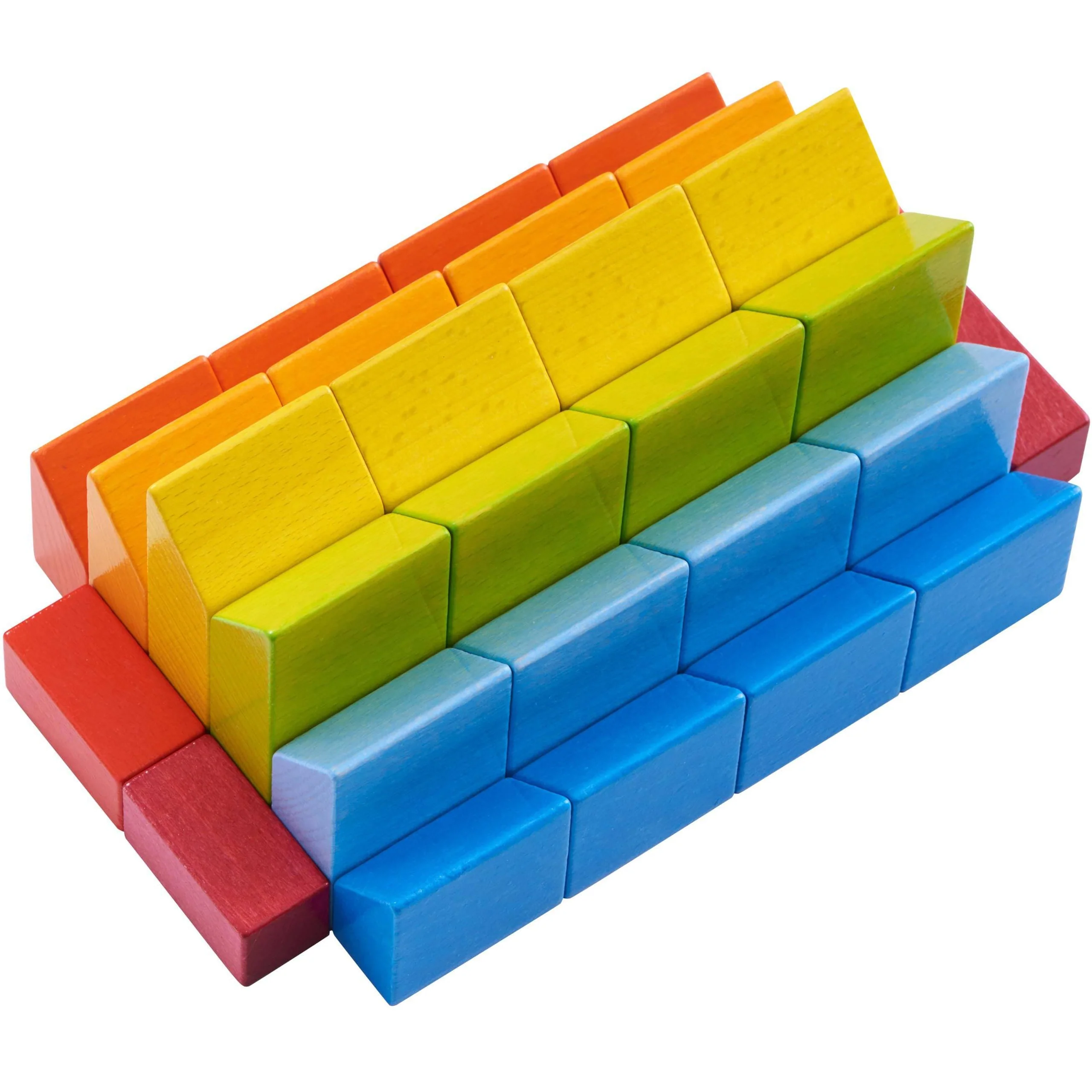 Creative Stones 3D Wooden Arranging Blocks Game with Template Cards