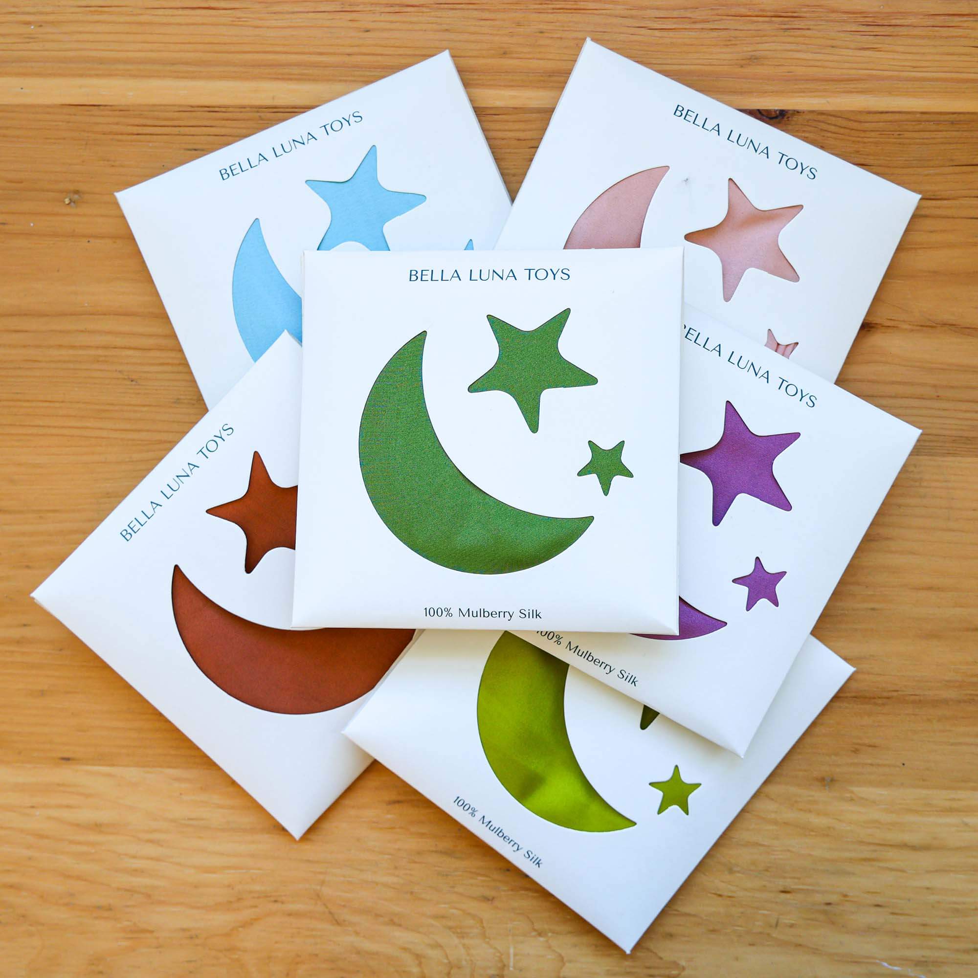 Bella Luna Toys Earth Mother Play Silks in Six Nature-Inspired Shades