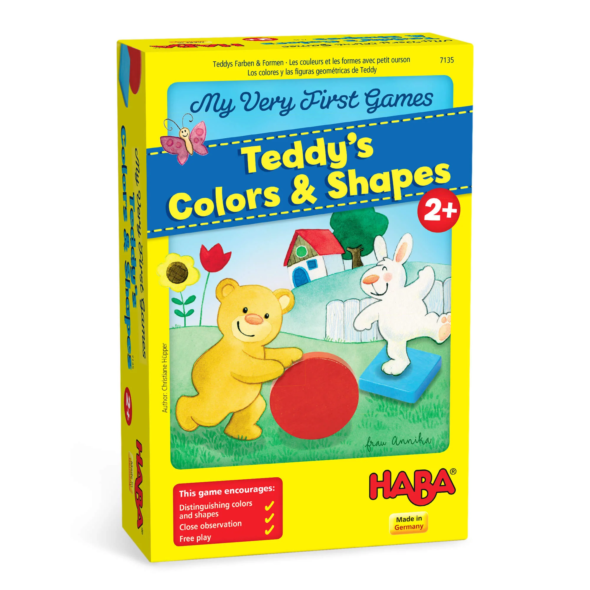 My Very First Games - Teddy's Colors and Shapes Toddler Board Game