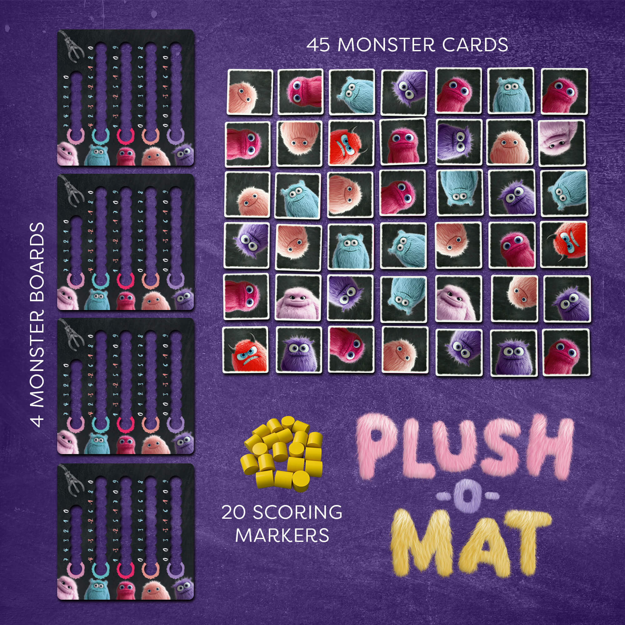 Plush-o-Mat 推运气怪物卡牌游戏，适合家庭