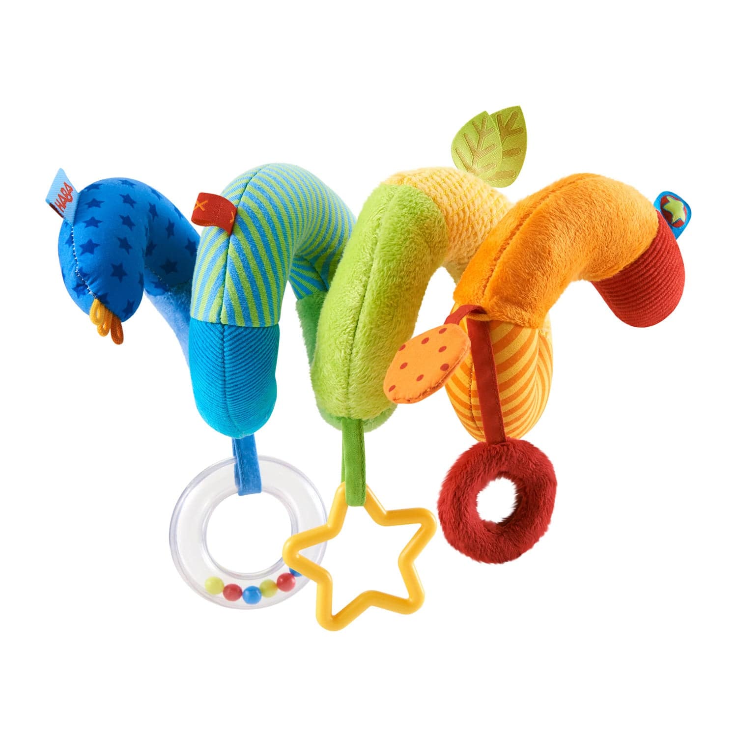 Rainbow Activity Spiral Stroller and Car Seat Toy for Babies