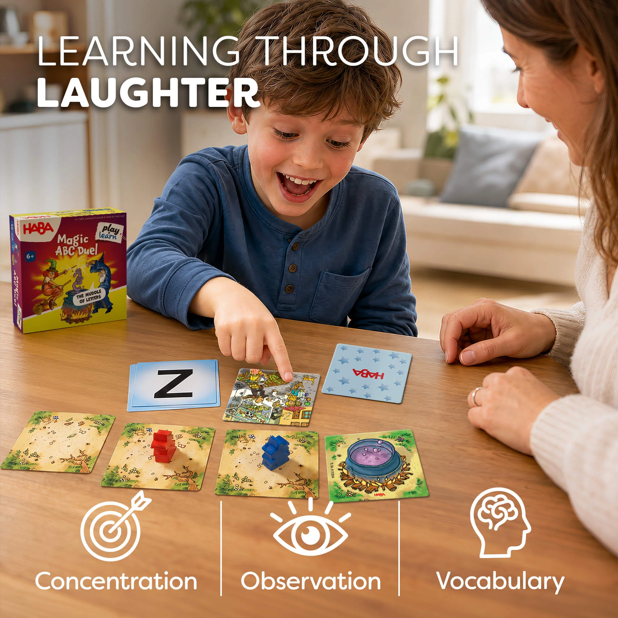 Magic ABC Duel Letter Recognition Game with Witch Allegra