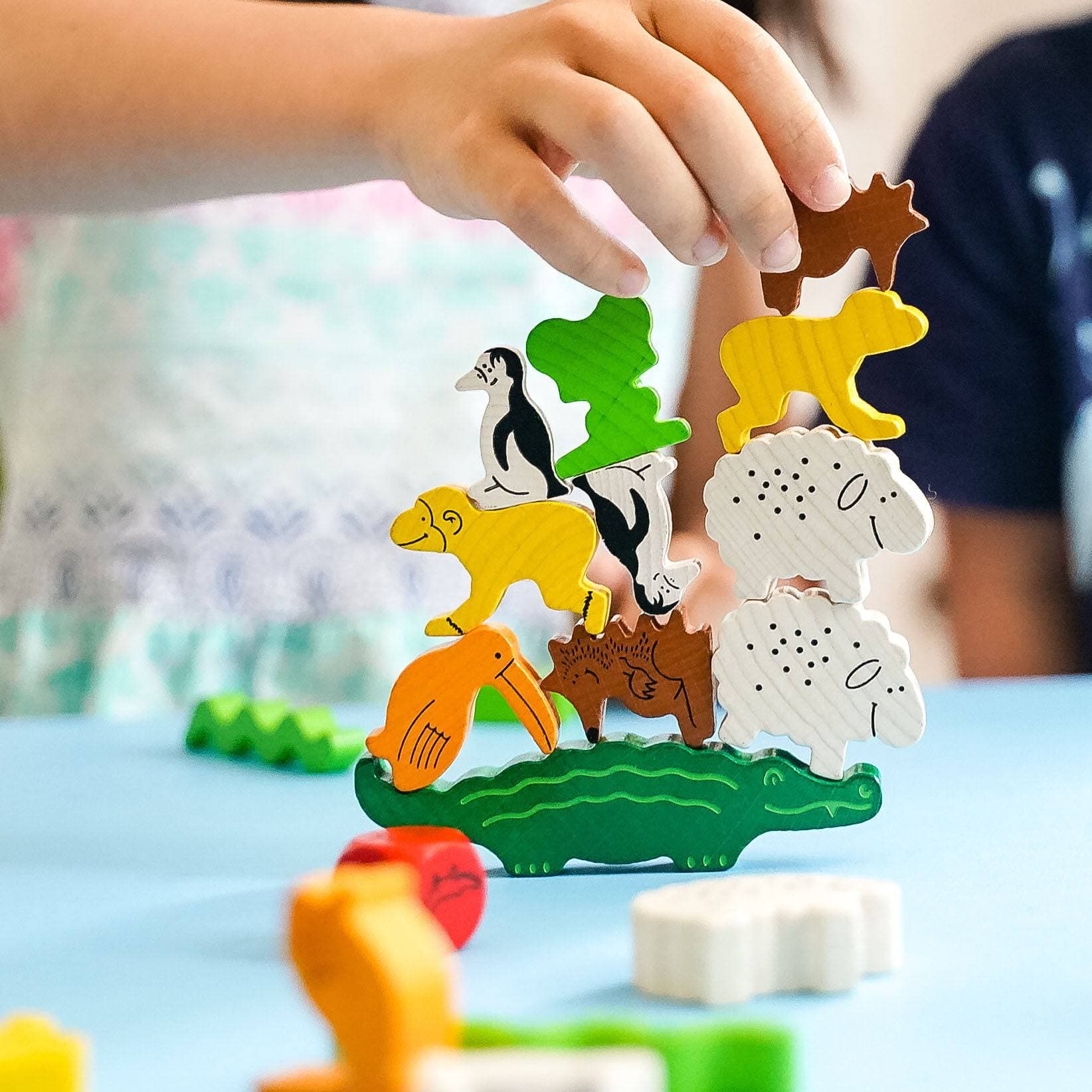 Animal Upon Animal Stacking Game, Compact Version