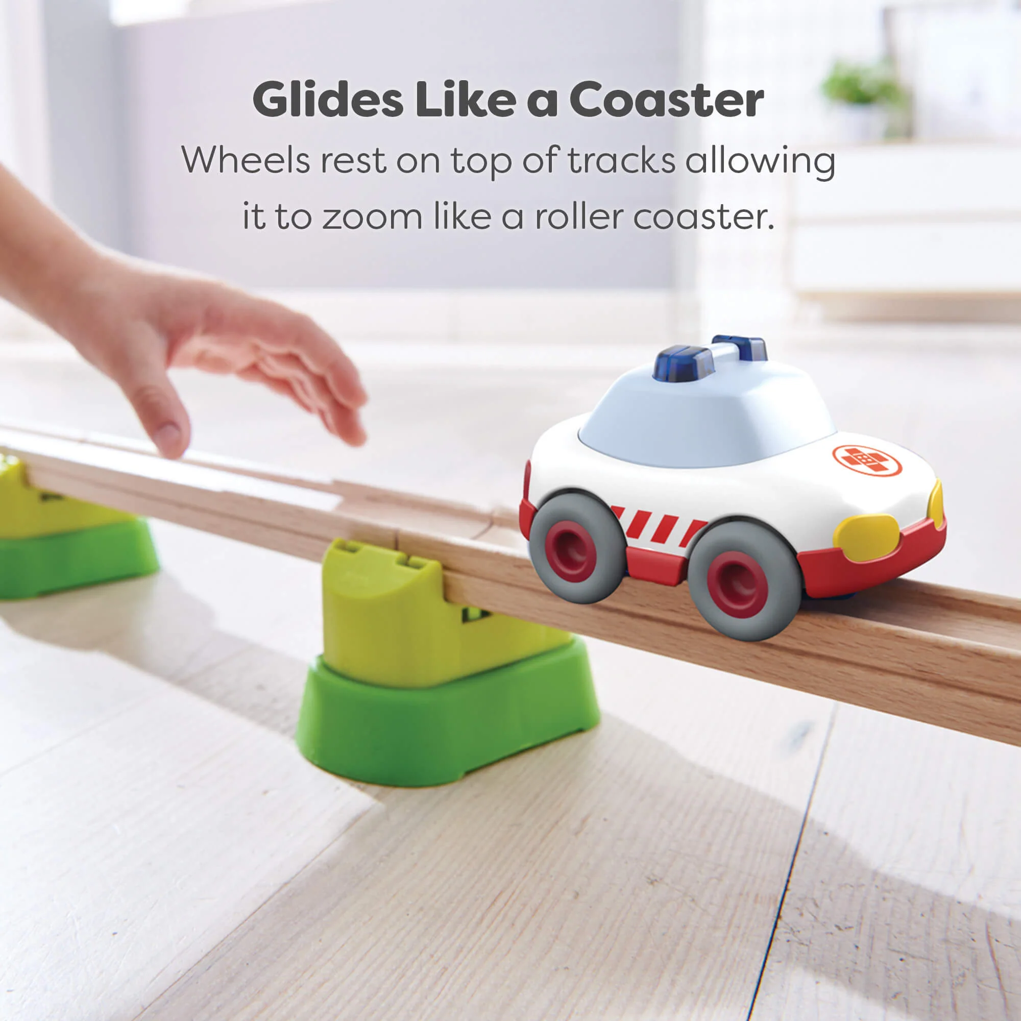 Kullerbu Ambulance Toy Car with Momentum Motor