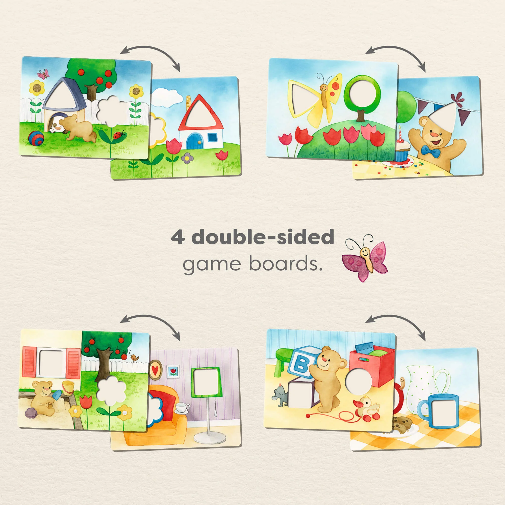 My Very First Games - Teddy's Colors and Shapes Toddler Board Game