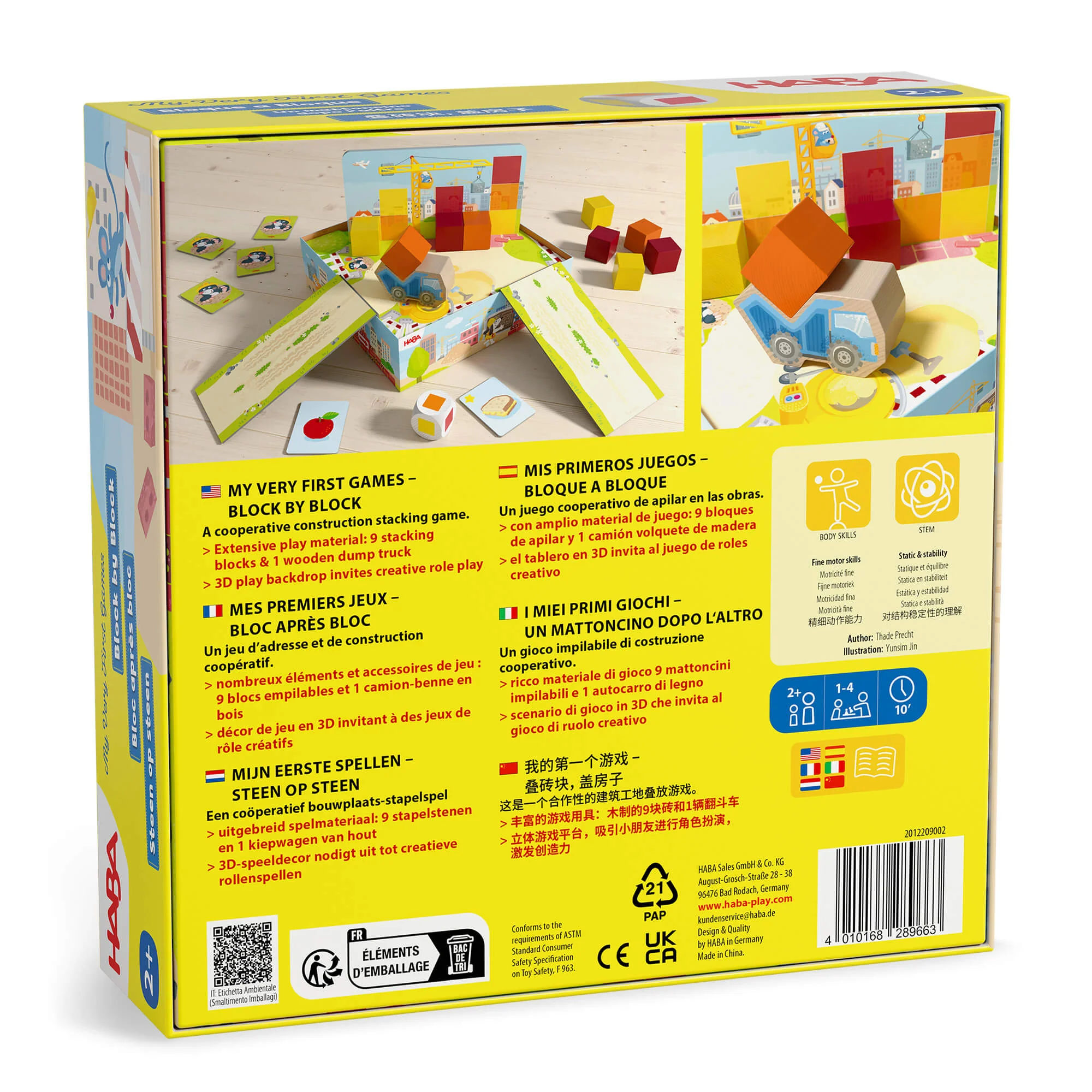 My Very First Games Block by Block Toddler Construction Game