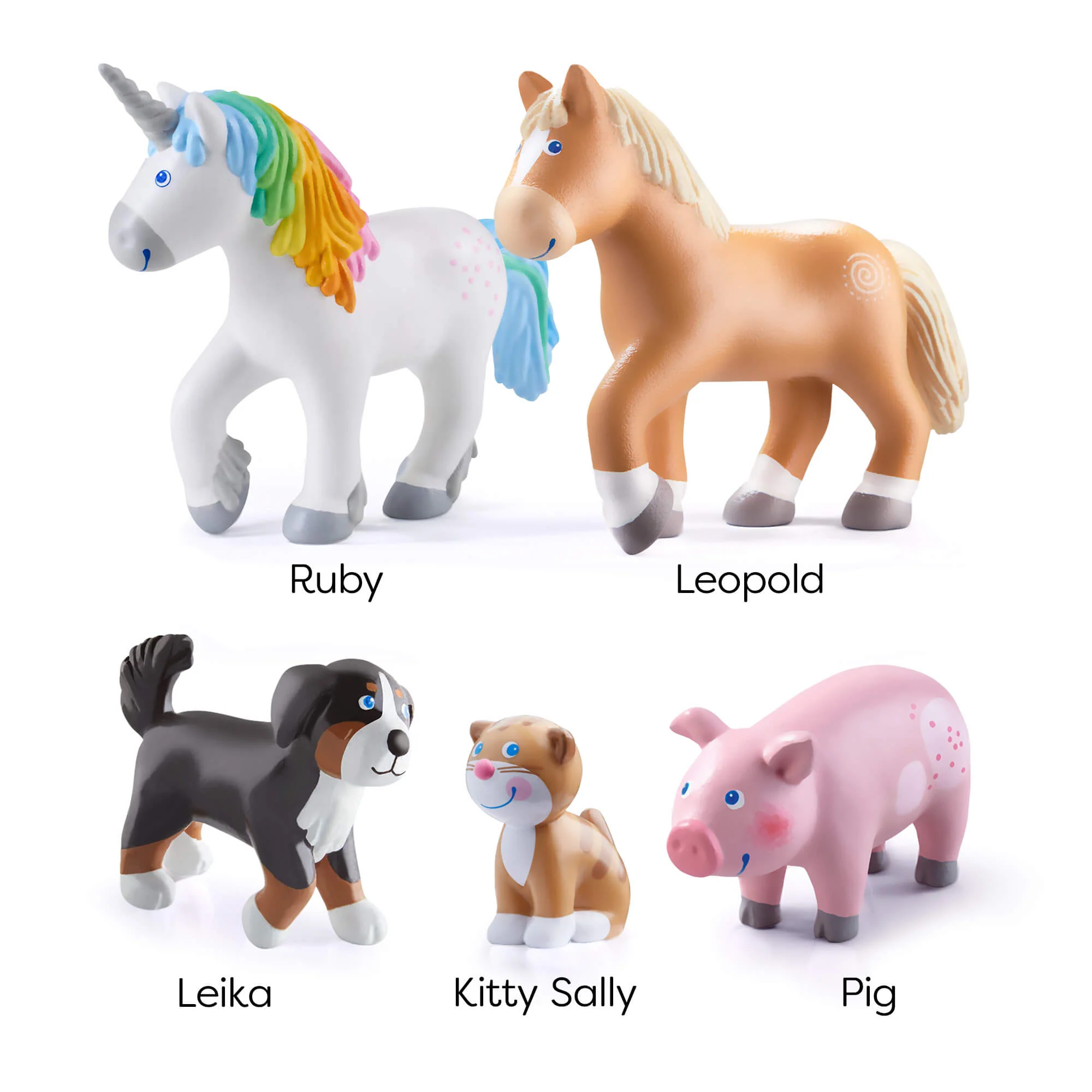Little Friends 套装 - 动物系列 5 个公仔