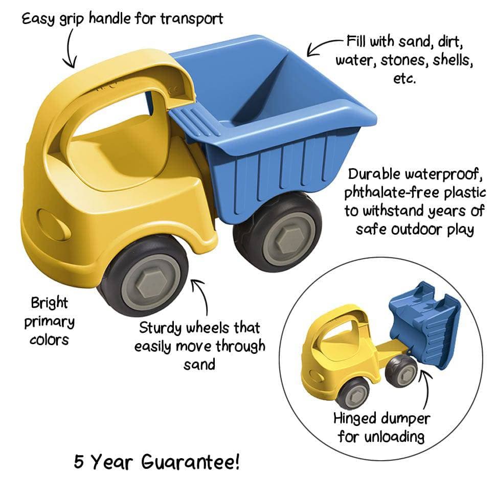 Sand Play Dump Truck for Beach and Sandbox, Ages 1.5 and Up