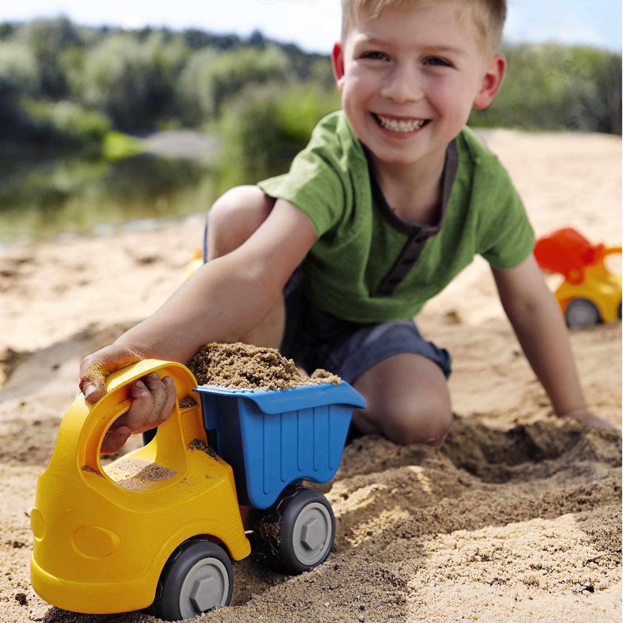 Sand Play Dump Truck for Beach and Sandbox, Ages 1.5 and Up