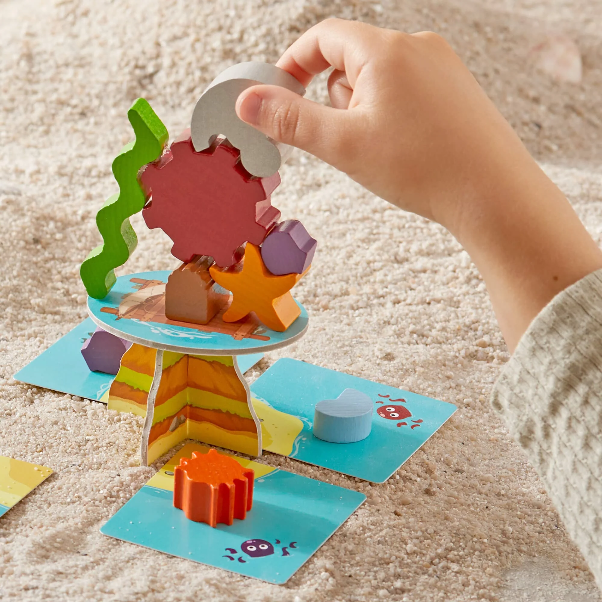 Flotsam Float Stacking Game for 2-5 Players Ages 6+