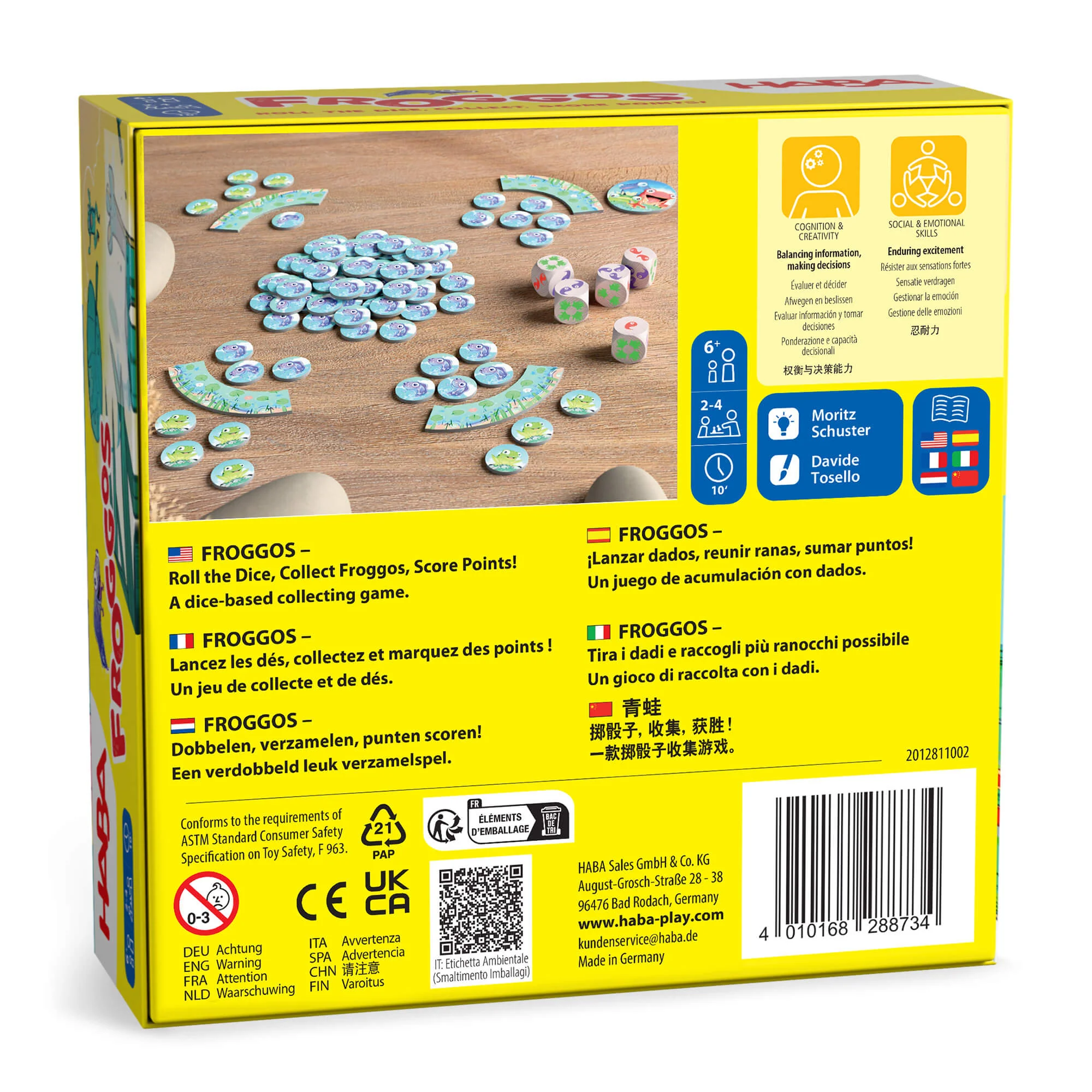 Froggos 骰子游戏 – 孵化蝌蚪并跳跃登陆
