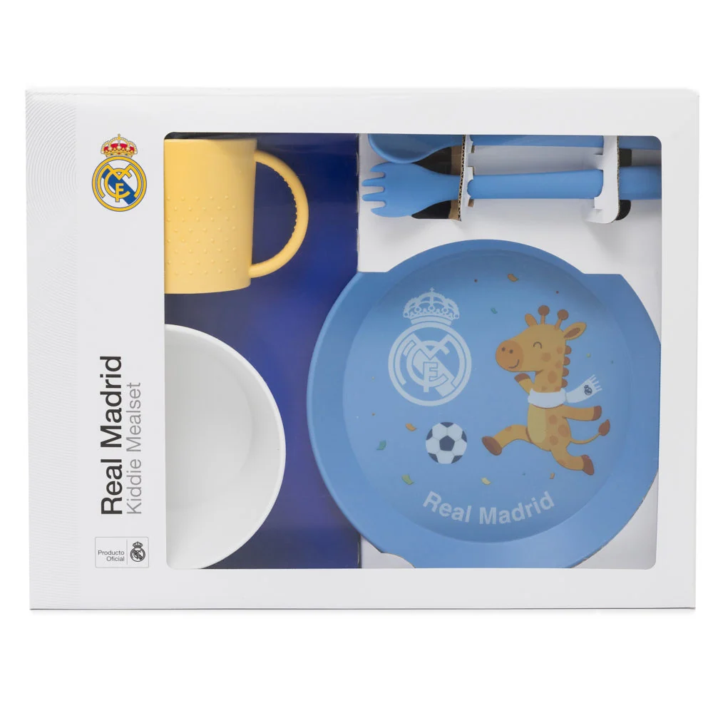 Real Madrid Kiddie Meal Set for Little Fans Ages 0-3