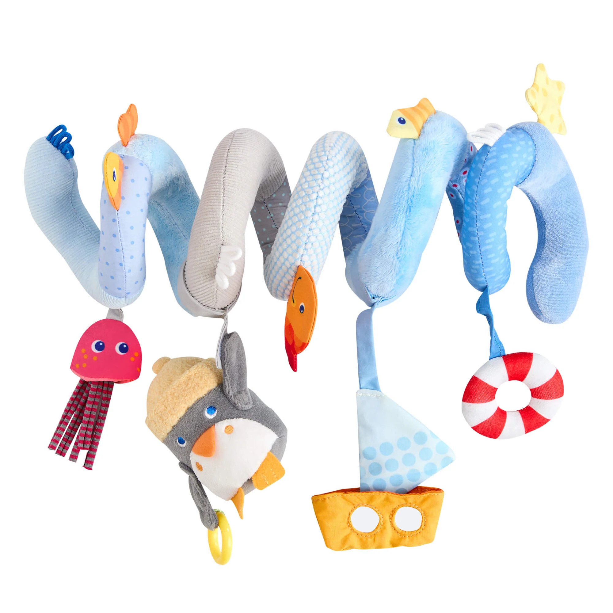 Penguin Activity Spiral Stroller & Car Seat Toy for Babies