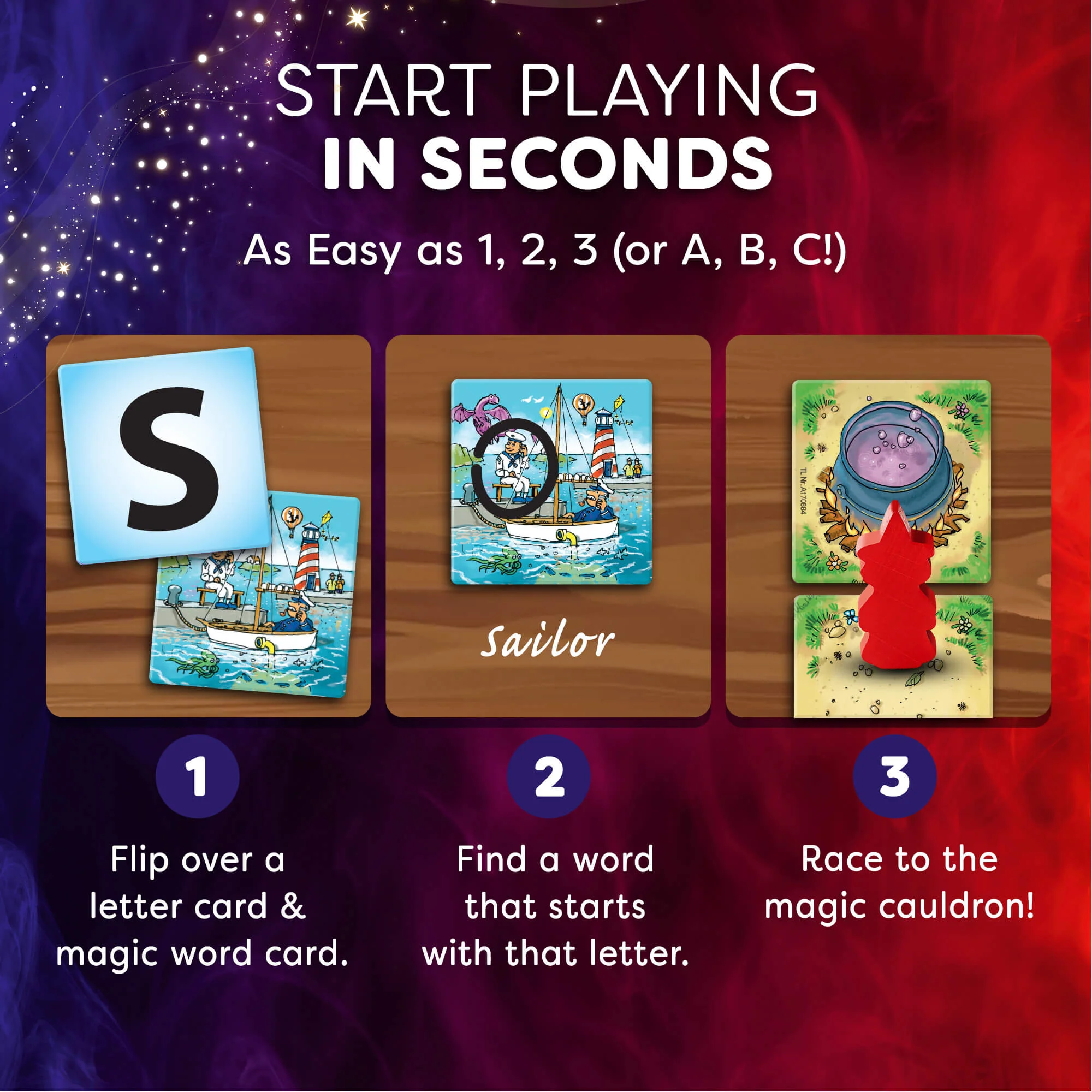 Magic ABC Duel Letter Recognition Game with Witch Allegra