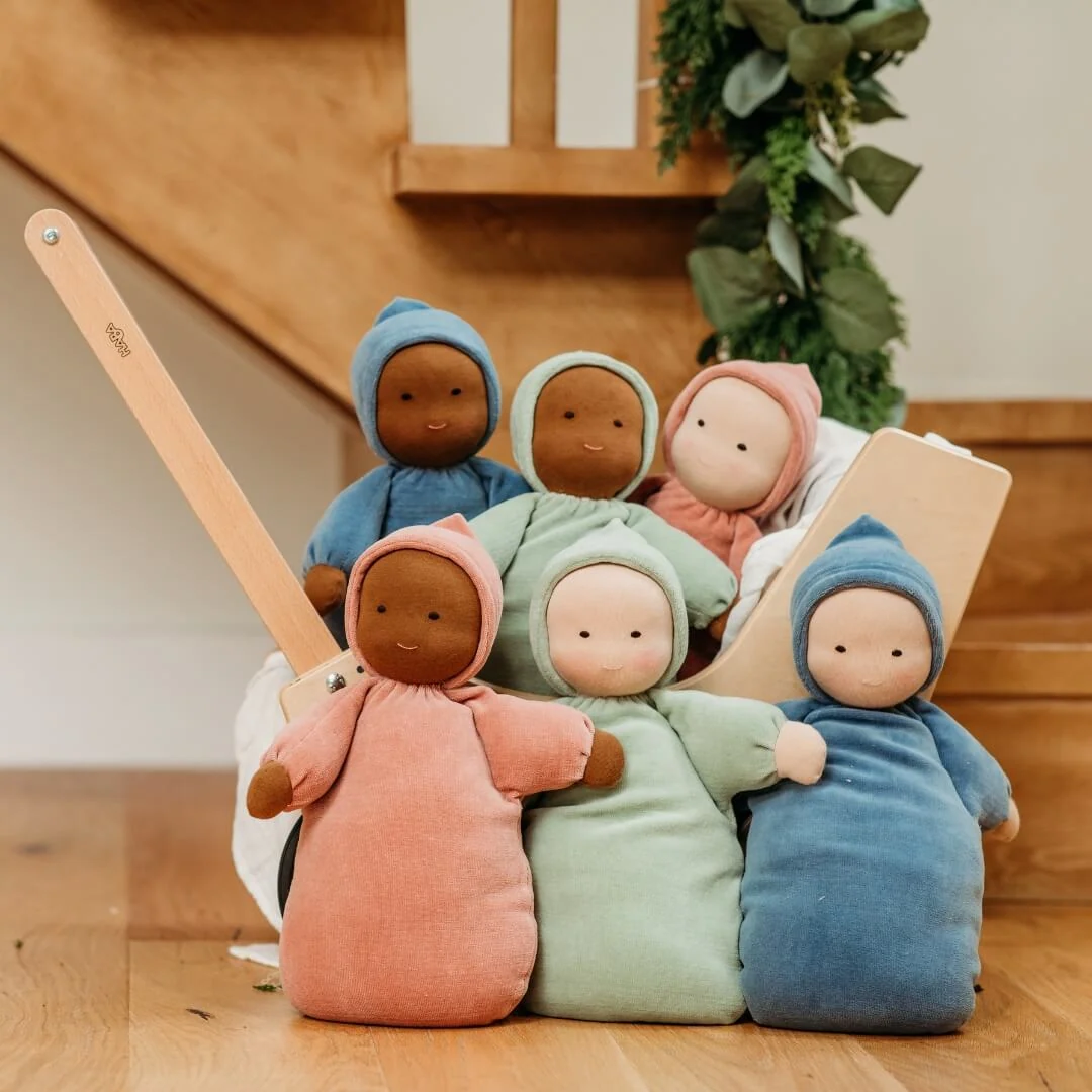 Bella Luna Waldorf Doll in Light Skin Tone, Weighted and Soft