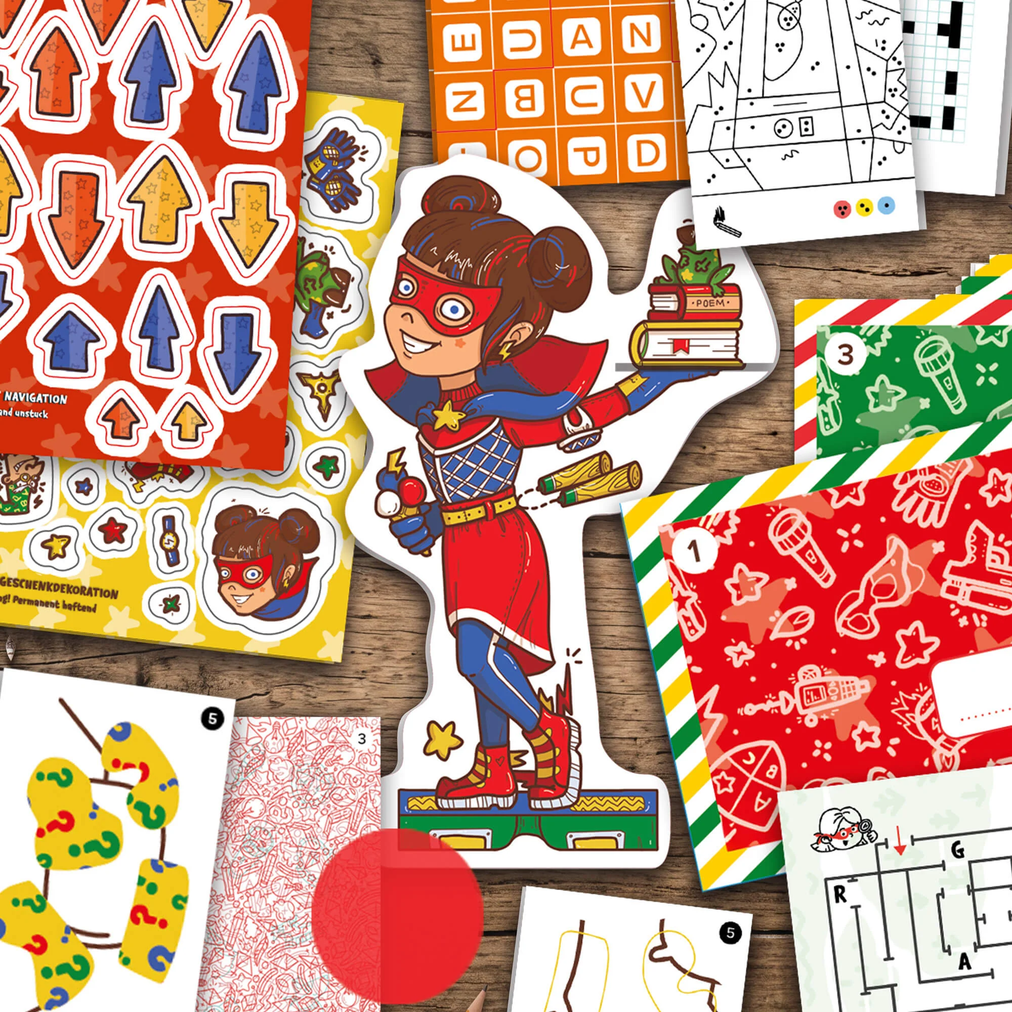 Super Girls Treasure Hunt Party Game for Heroic Group Play