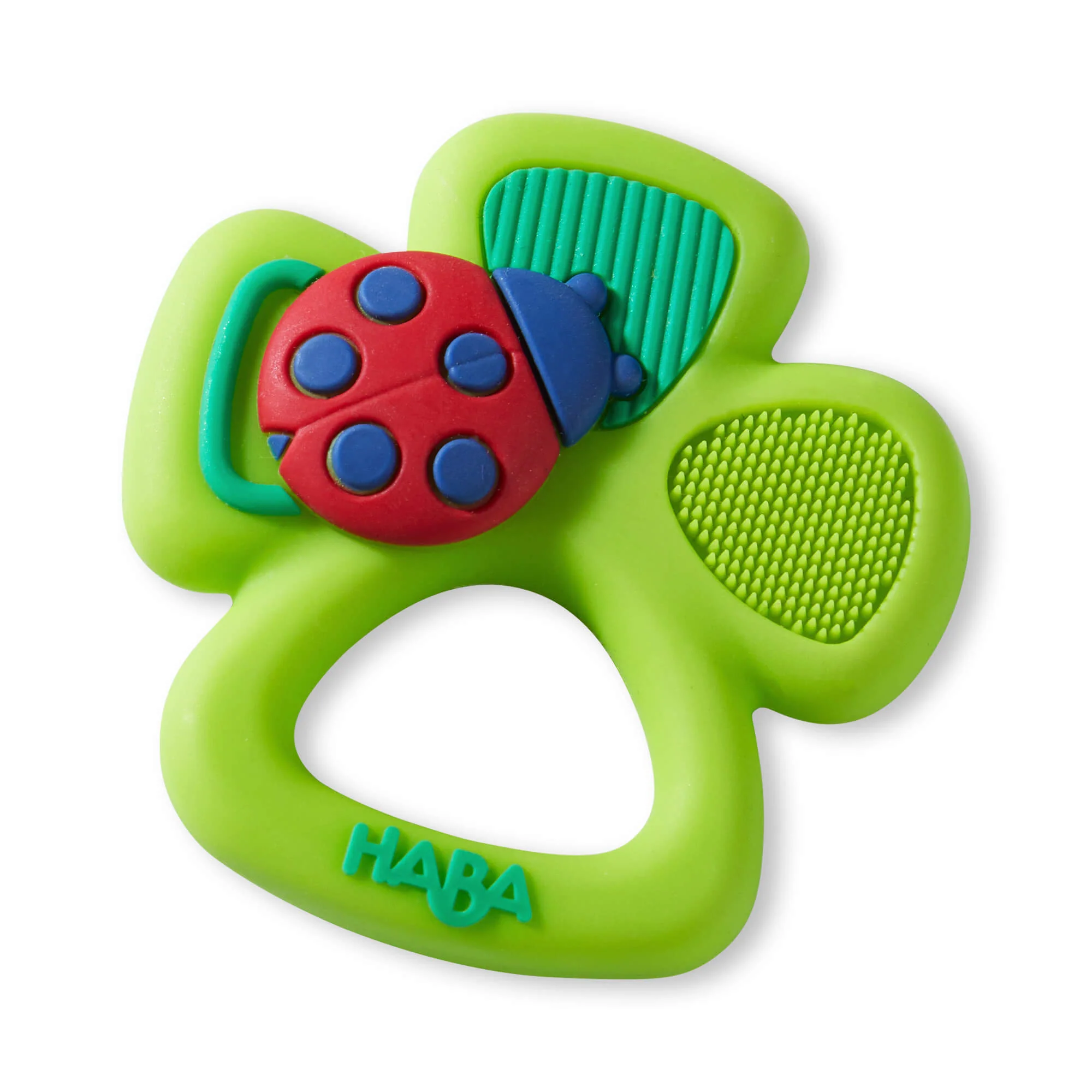 Shamrock Silicone Teether Grasping Toy for Teething Babies