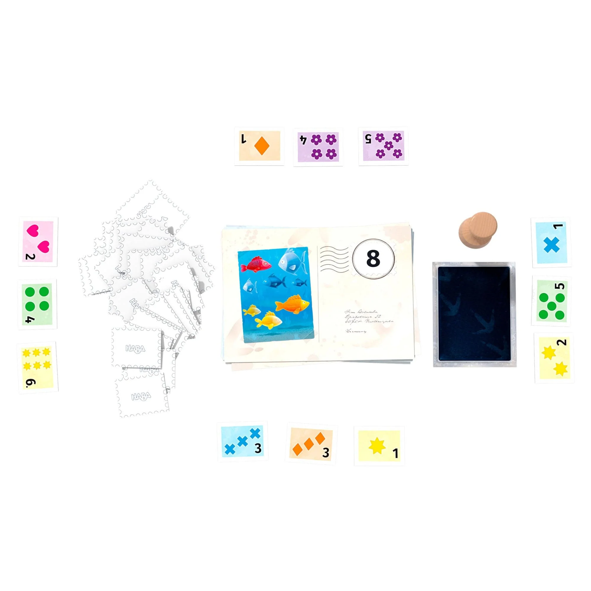 Pio's Pigeon Post Game for 2-4 Players Ages 3 and Up