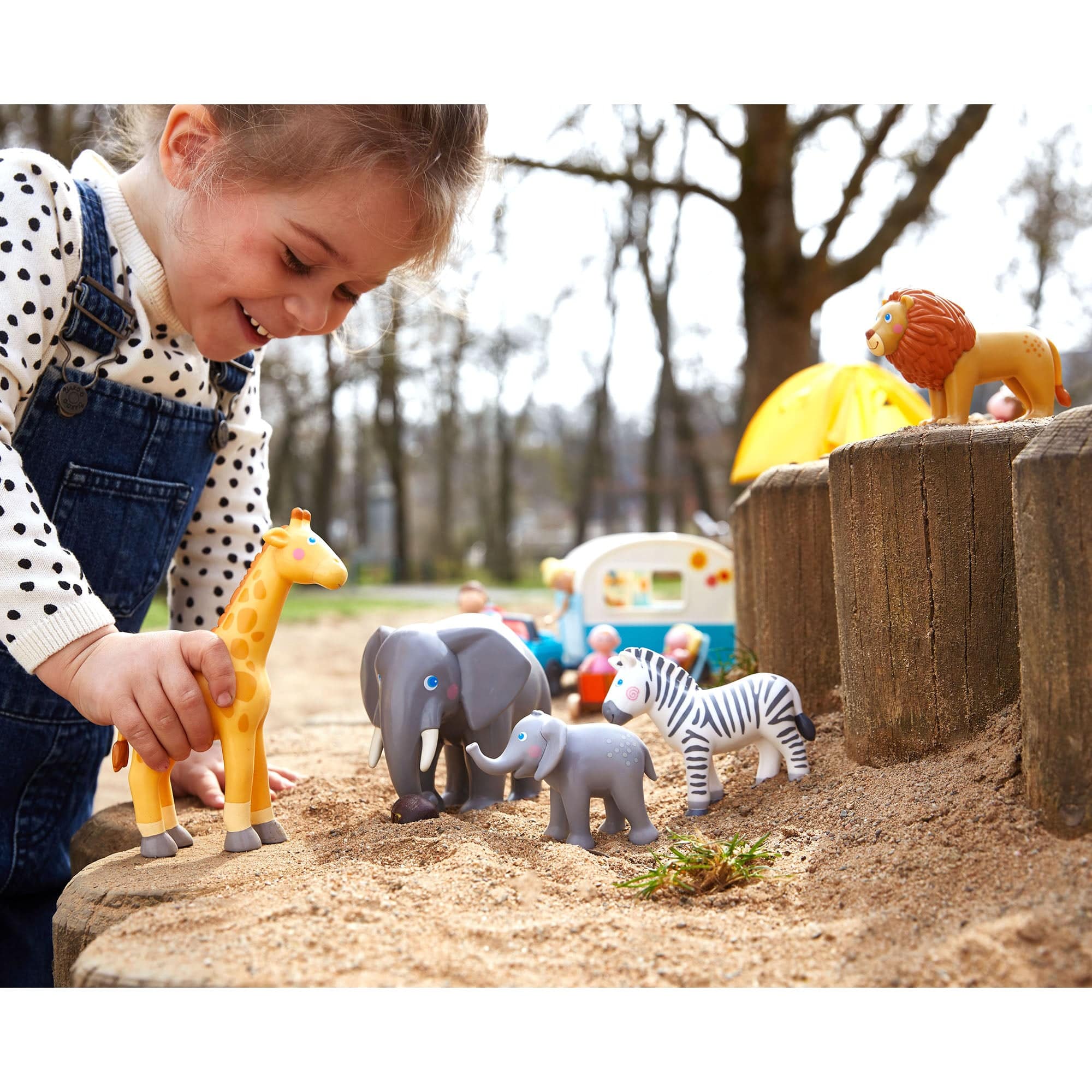 HABA Little Friends 大象摆件，站高 4 ½ 英寸