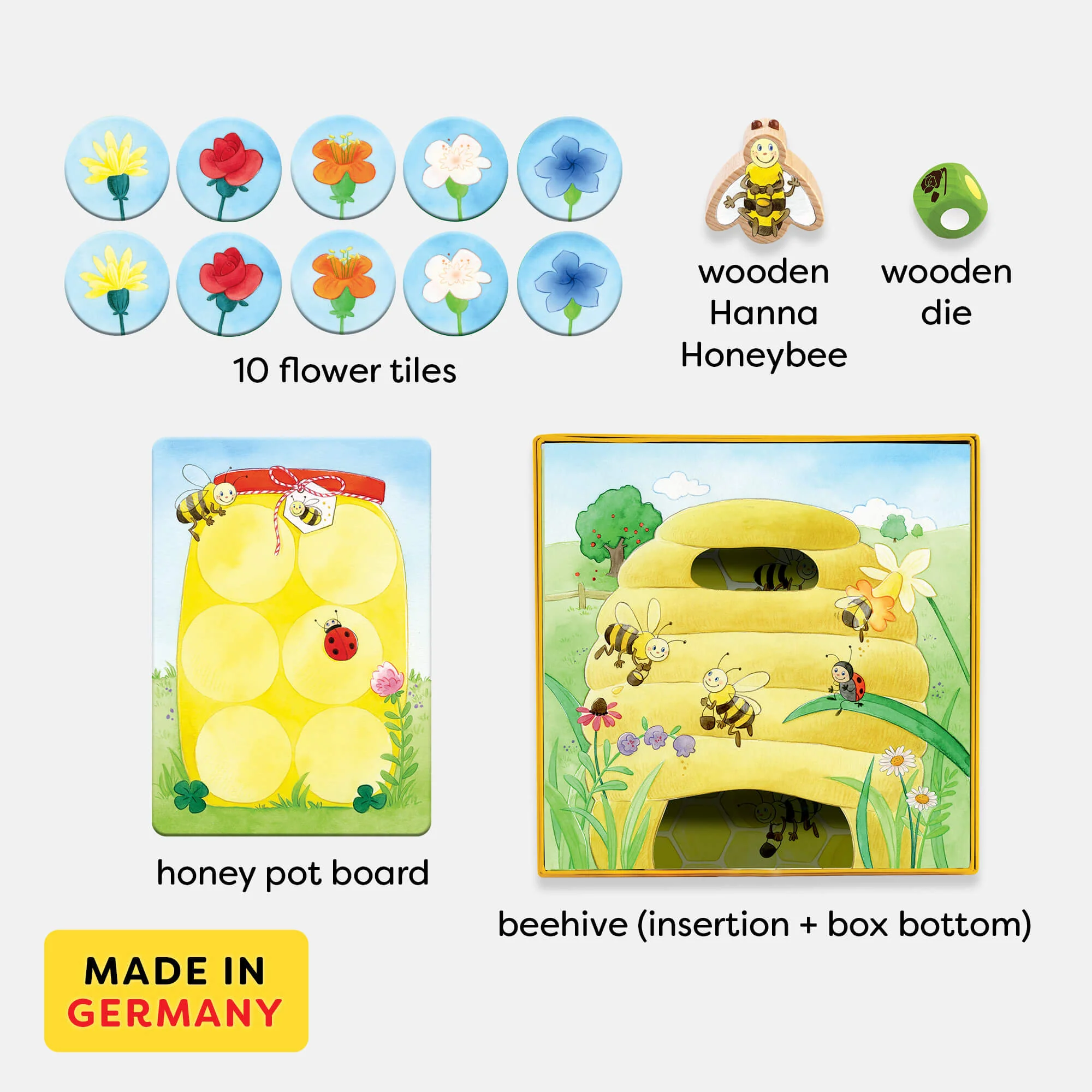 My Very First Games Hanna Honeybee Cooperative Toddler Game for Ages 2+