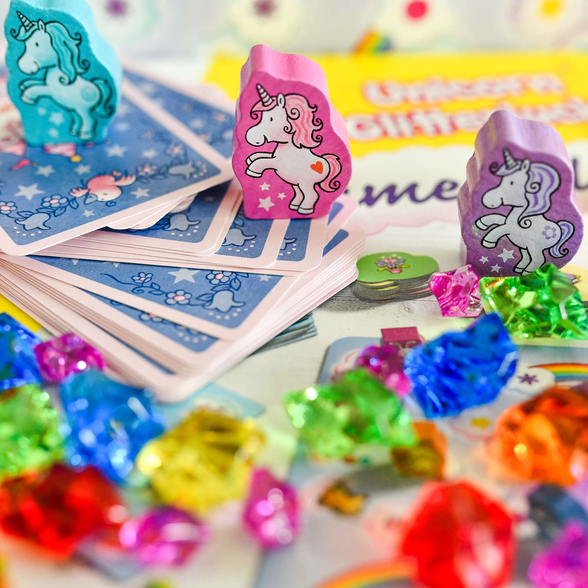 HABA Unicorn Glitterluck Game Collection with 9 Games