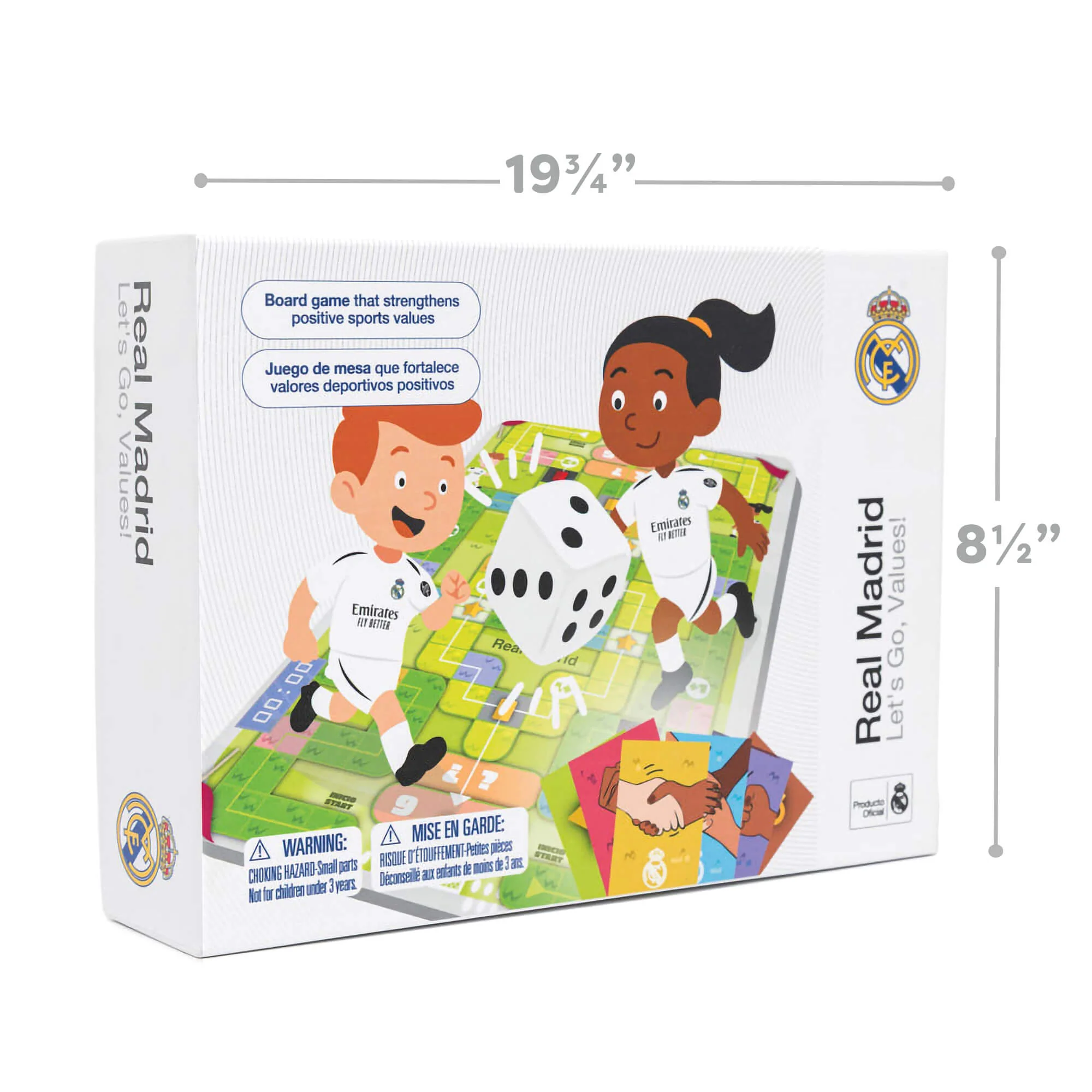 Miniland Hala Values! Real Madrid Cooperative Board Game for Kids 3+