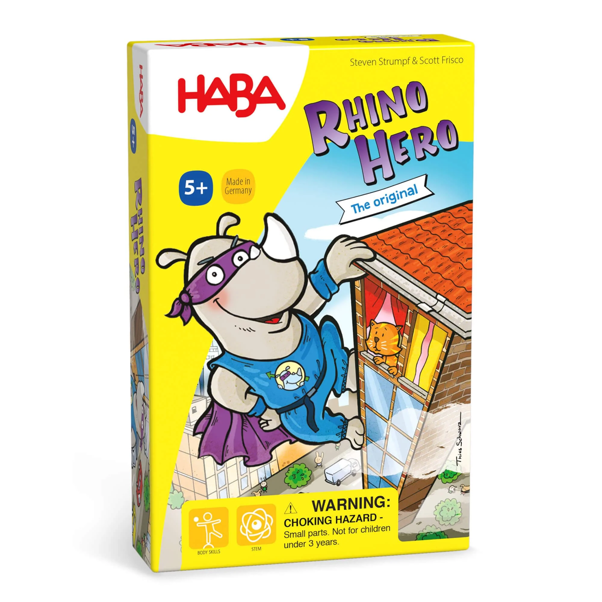Rhino Hero Stacking Cards Game for Family and Classroom Play