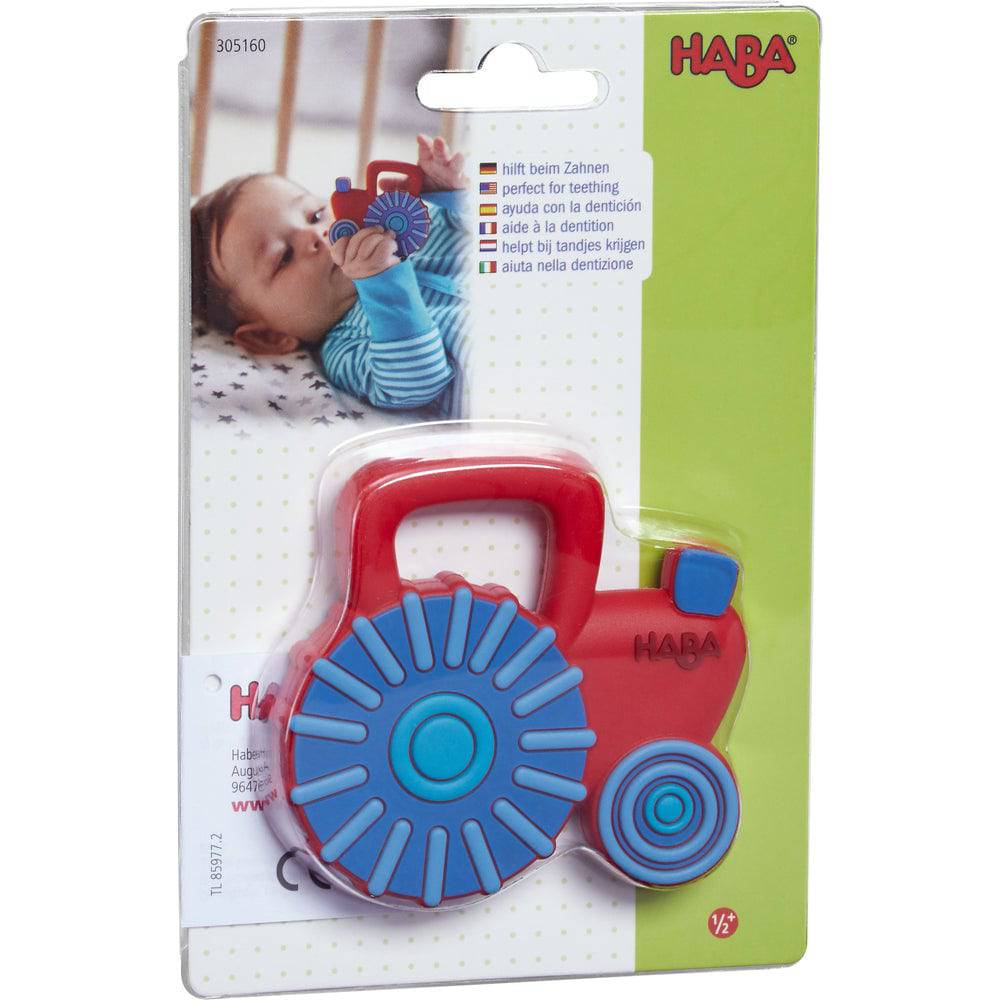 Tractor Silicone Teether for Teething Babies to Grasp
