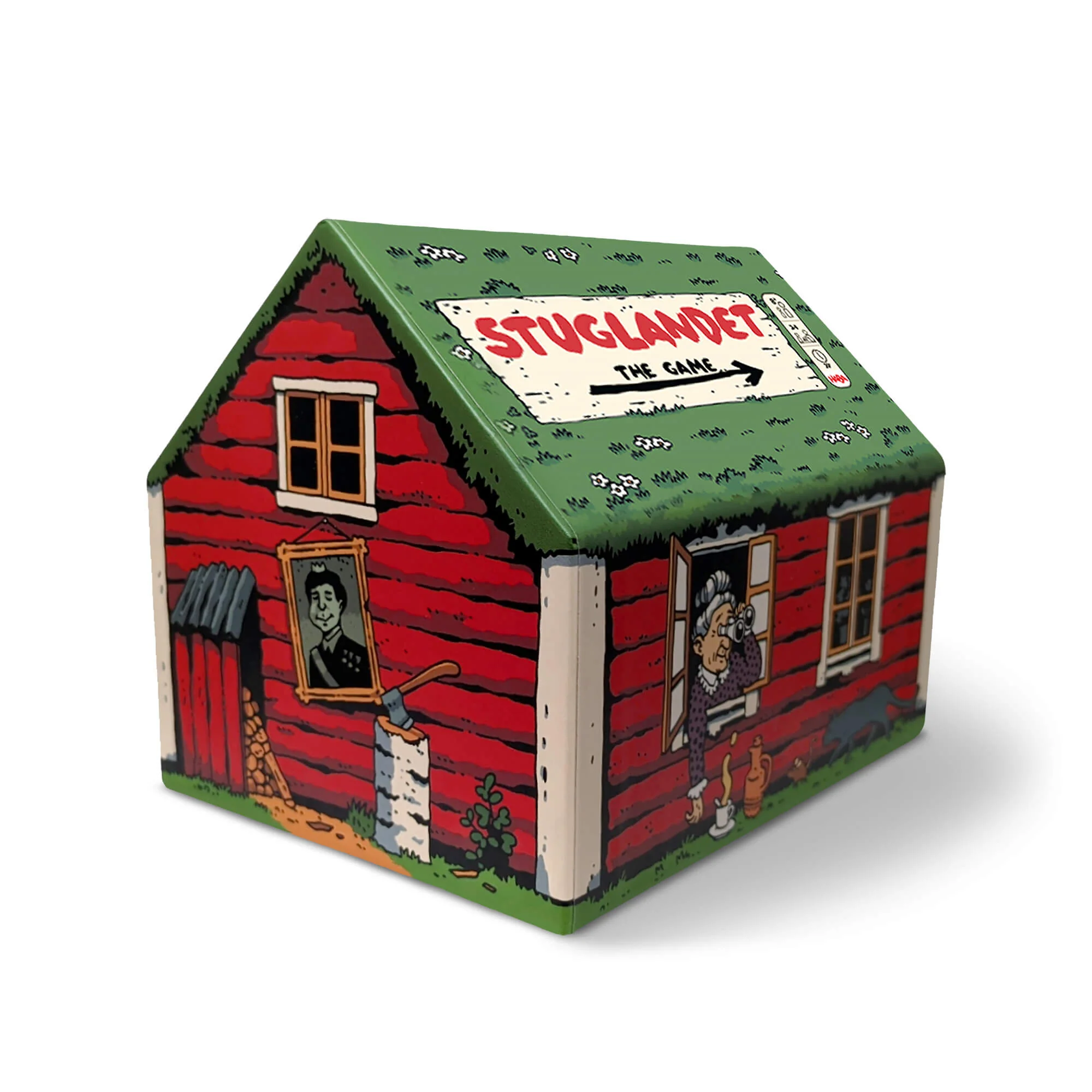 Stuglandet Cabin Game Scandinavian Roll and Place Family Strategy