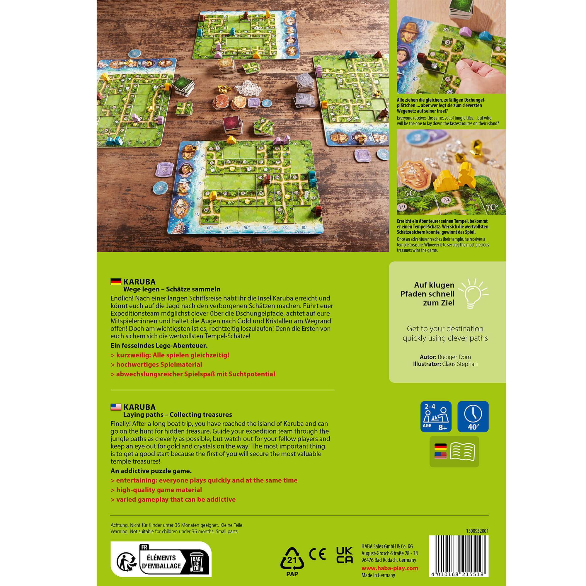 Karuba Tile Laying Puzzle Game for 2-4 Players