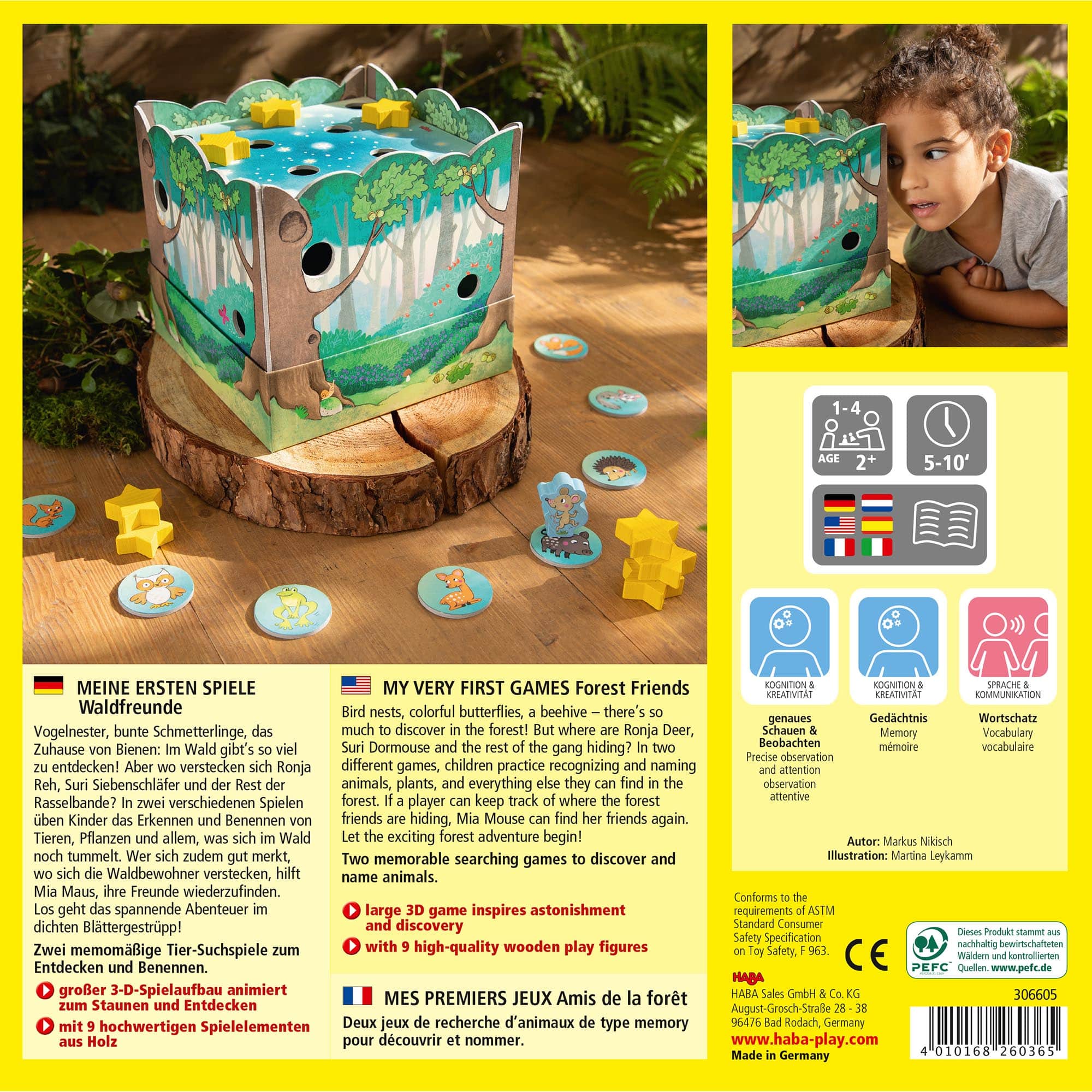 My Very First Games Forest Friends Memory Game for Ages 2+