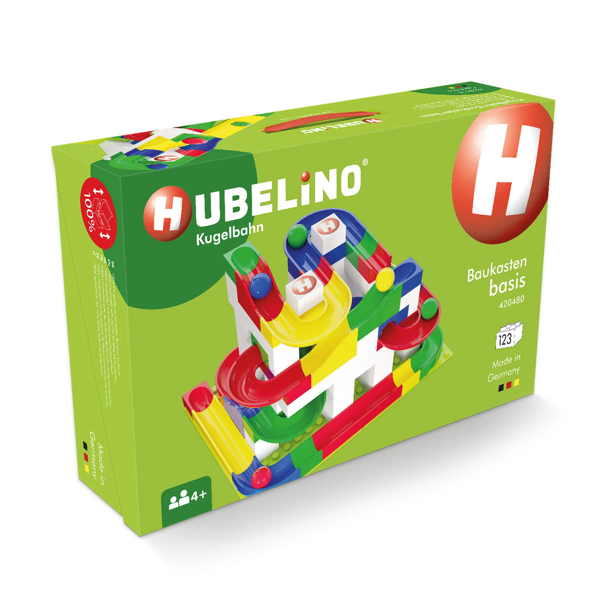 Hubelino 基础积木盒滚珠轨道套装