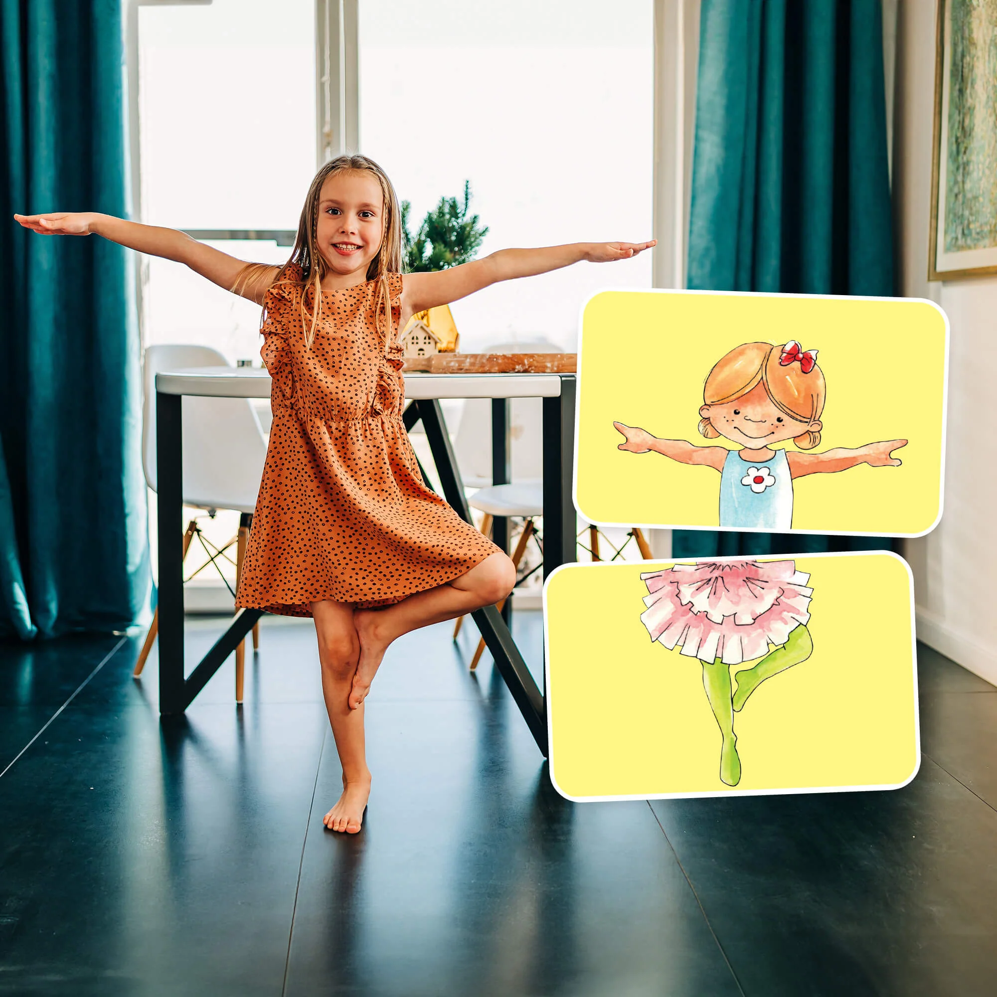 Prima Ballerina Mini Game Cooperative Dance Game for Kids
