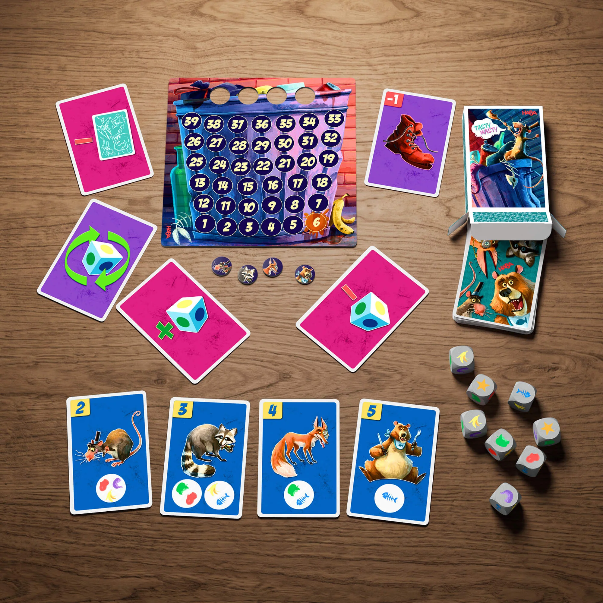 Tasty Wasty Dice Game for Family Game Nights and Fast Fun
