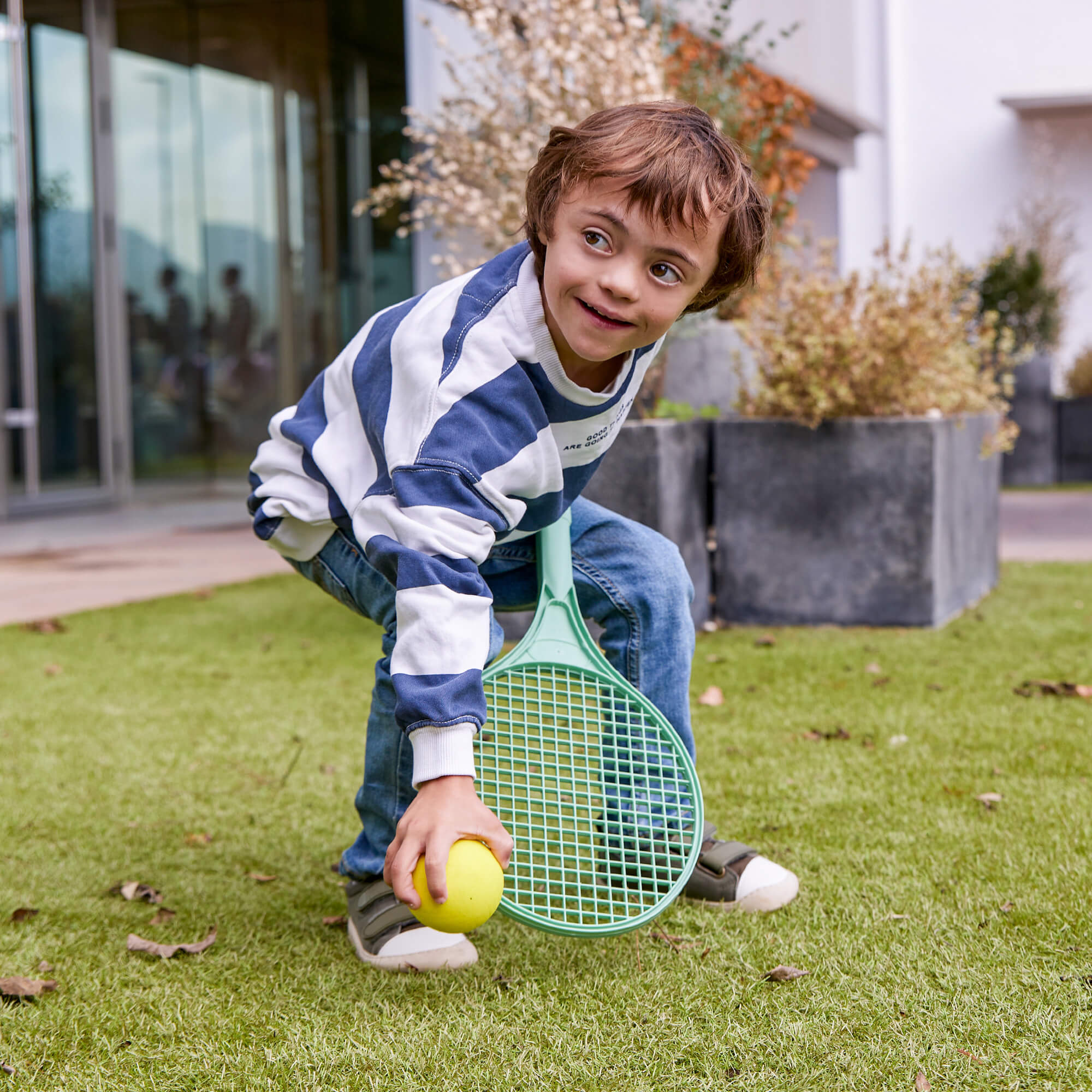 Miniland ECO Racket and Ball Set Made from Recycled Plastic