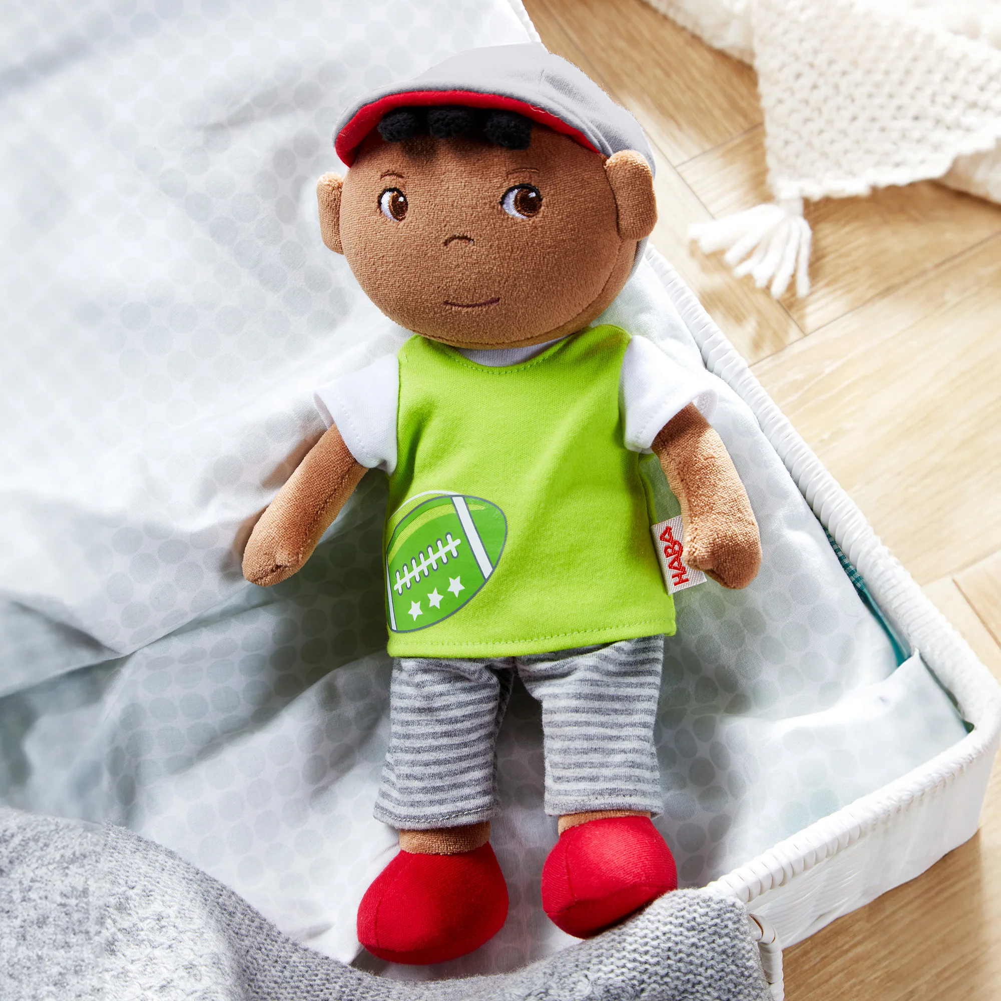 Snug Up Soft Doll Mason, 11.5-Inch Cotton Plush for Newborns