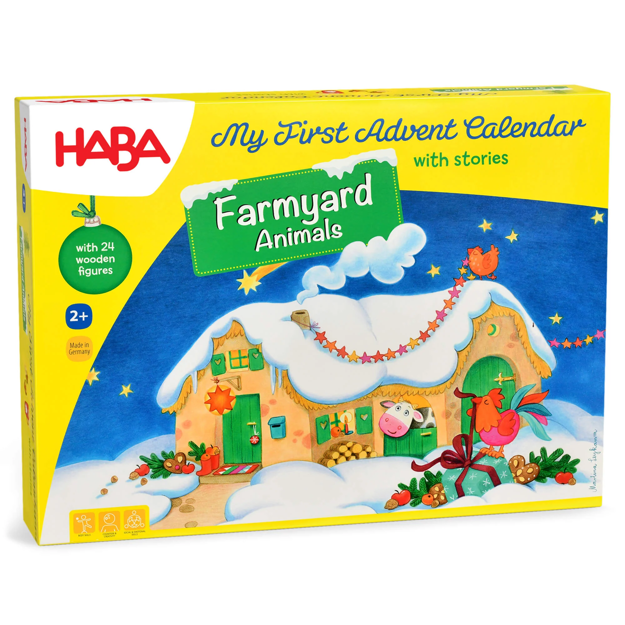 My First Advent Calendar Farmyard Animals with Theo the Raven Storybook