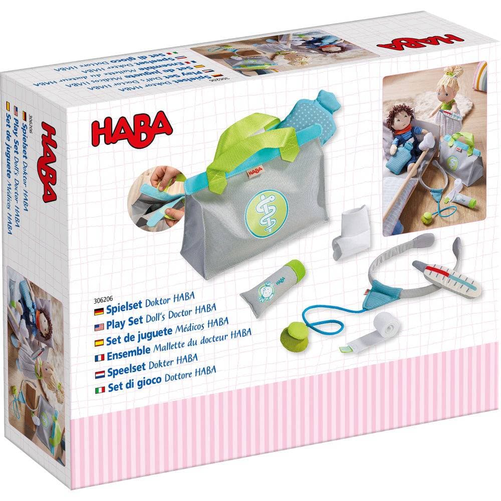 Plush 7-Piece Doctor Kit for Kids with Carry Bag