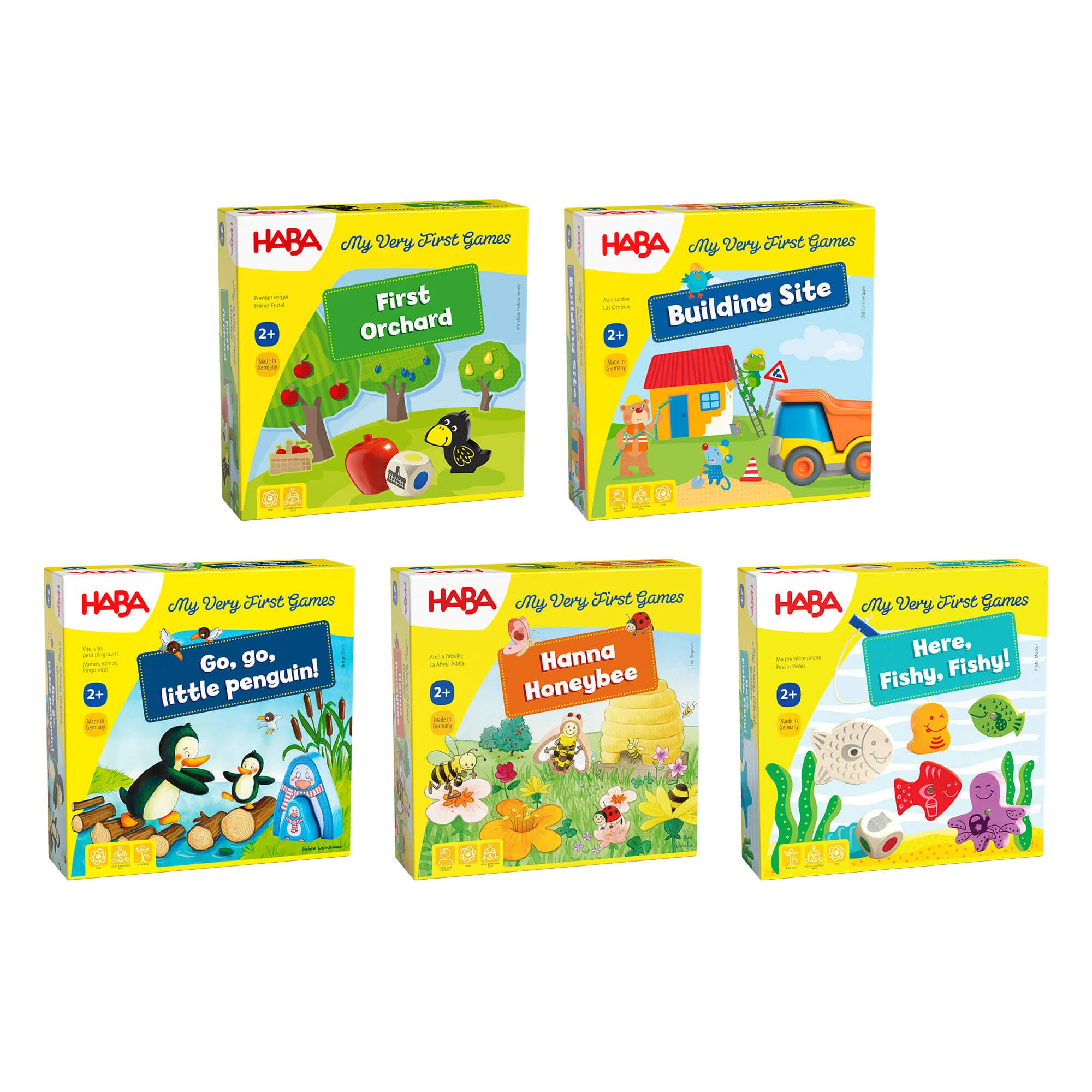 My Very First Games Bundle with Five HABA Toddler Games