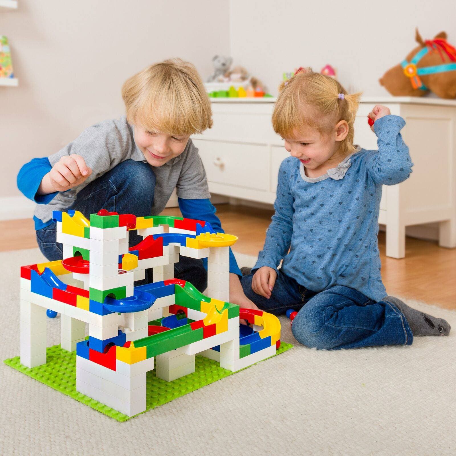 Hubelino Big Building Box Marble Run Starter Set
