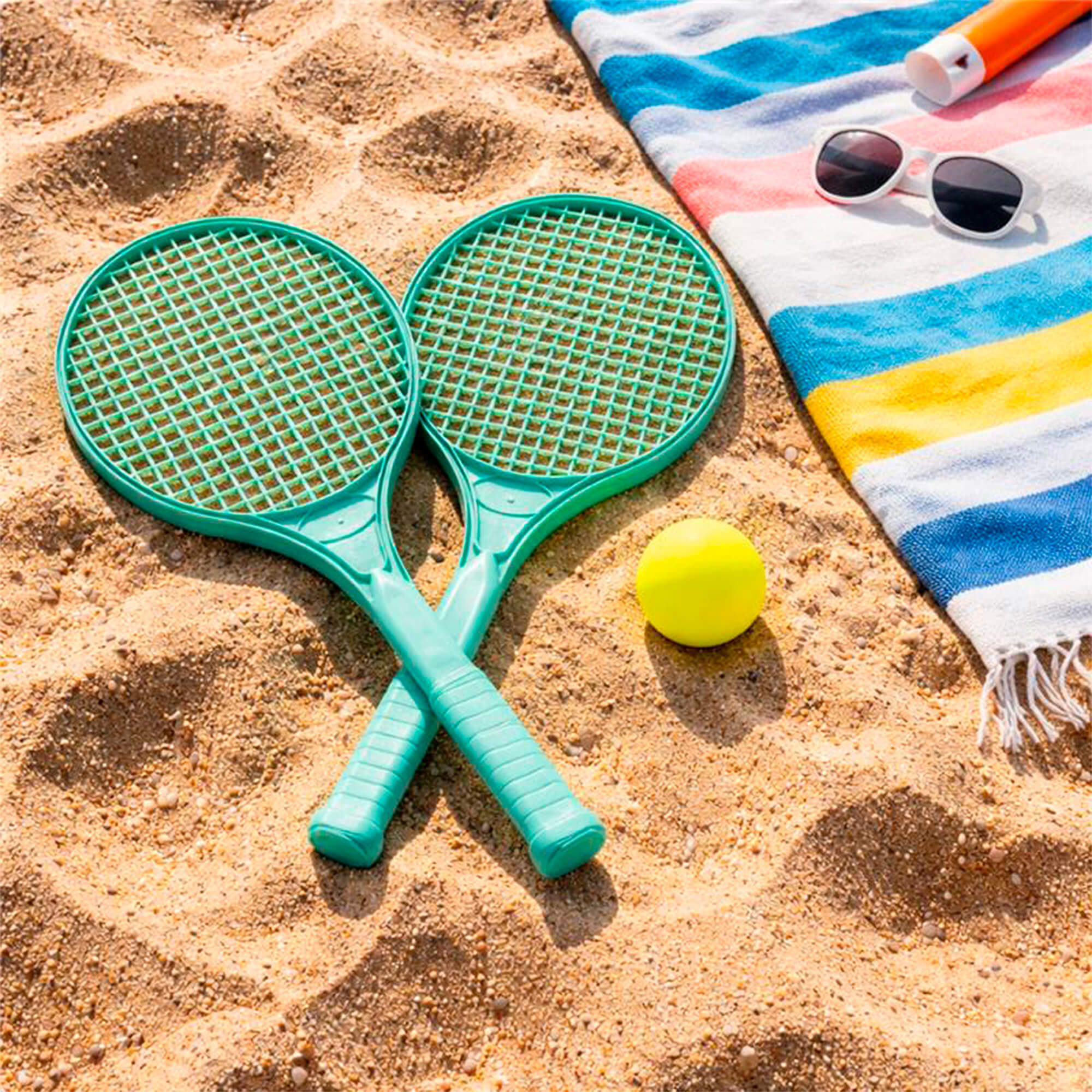 Miniland ECO Racket and Ball Set Made from Recycled Plastic