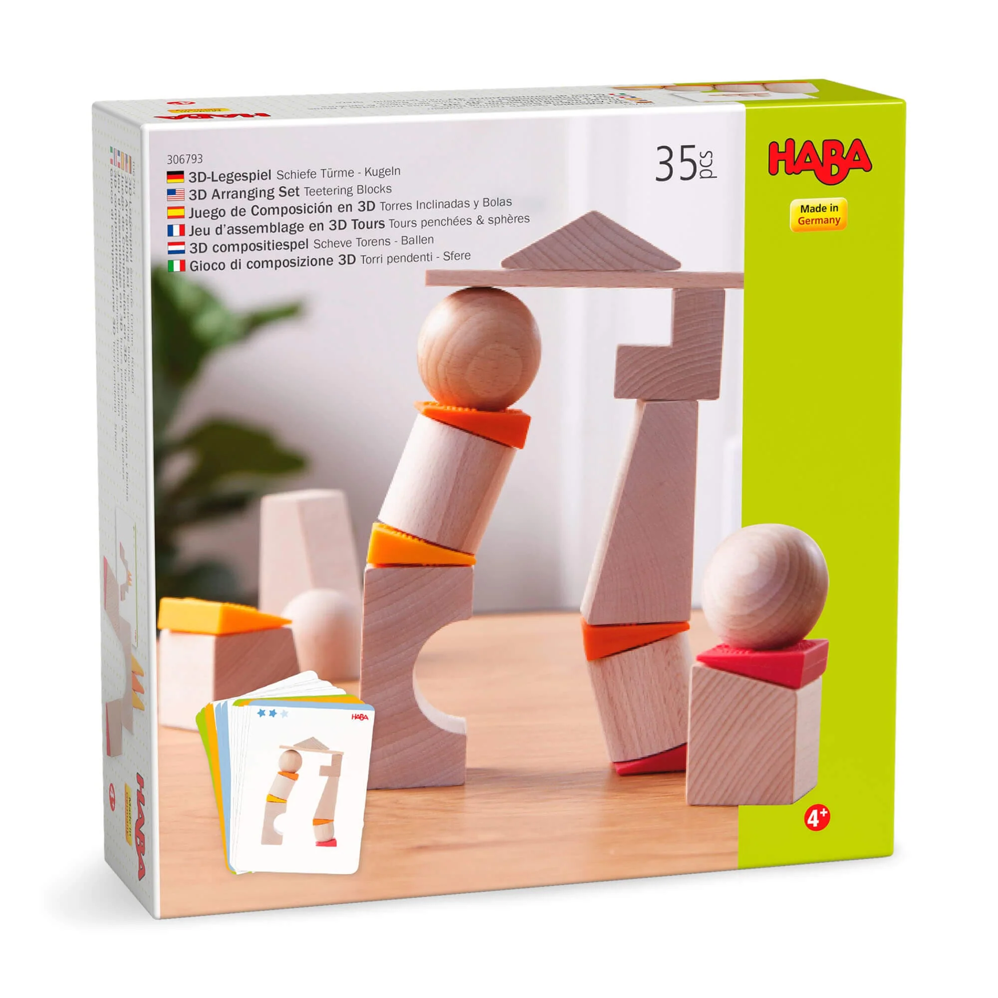Teetering Towers Wooden Blocks 3D Balance Game