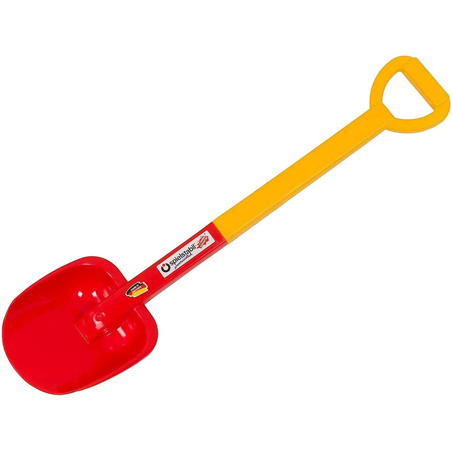 Spielstabil Children's Long Handled Heavy Duty Beach Shovel for Sand and Snow