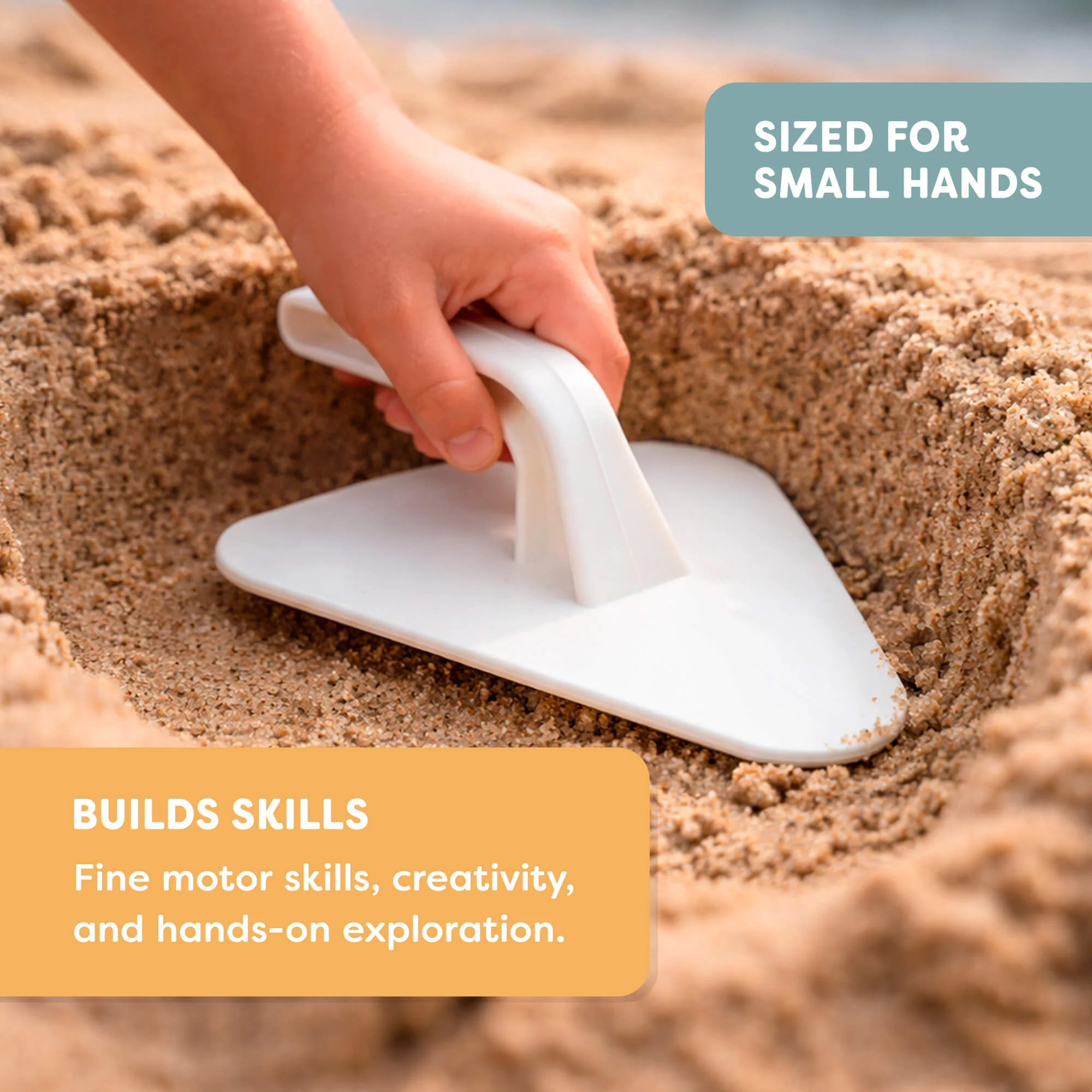 Miniland Eco Construction Sand Toy Set with Bucket and Tools