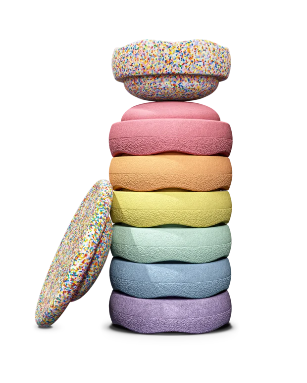 Stapelstein Complete Balance and Stepping Stone Set