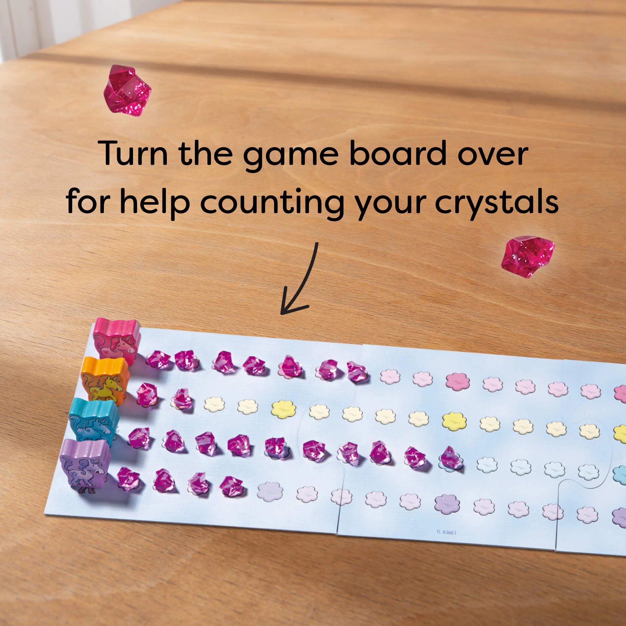 Unicorn Glitterluck Cloud Crystals Game for 2-4 Players