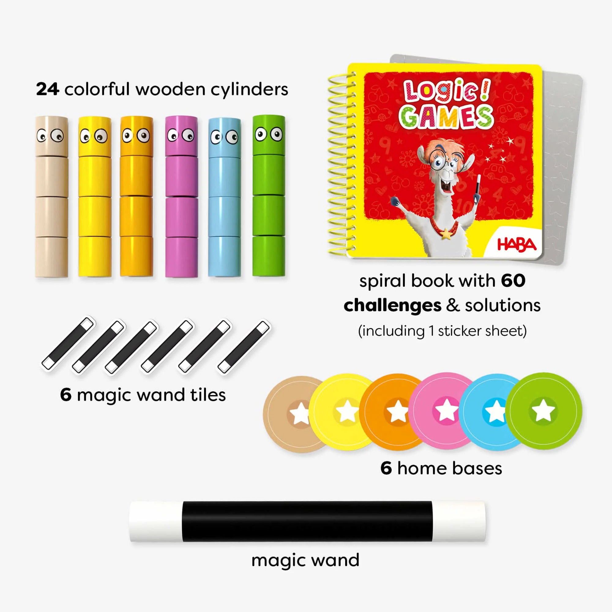 Amanda's Alpacas Logic Game with 60 Stacking Puzzles