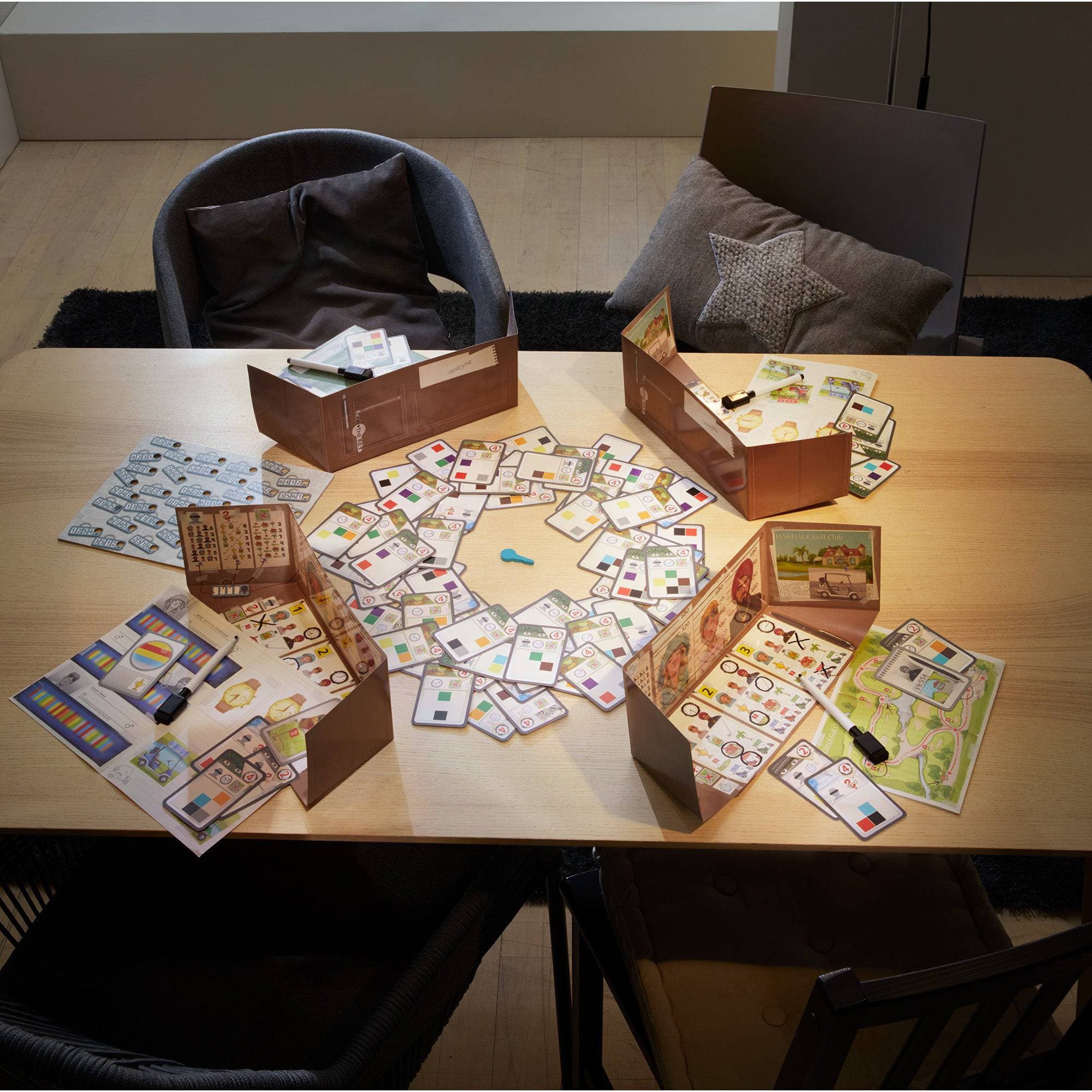 The Key: Murder at the Oakdale Club Deduction Board Game